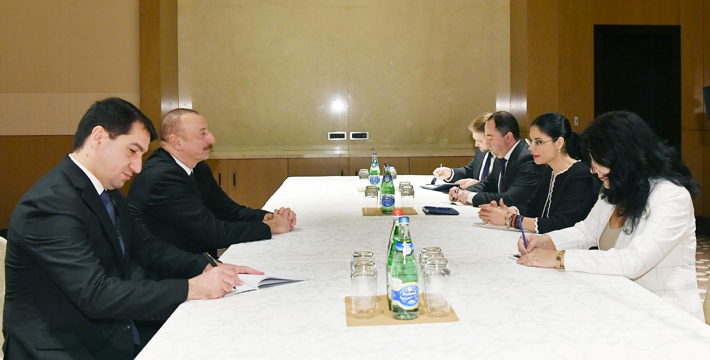 Ilham Aliyev met with Romanian vice prime minister