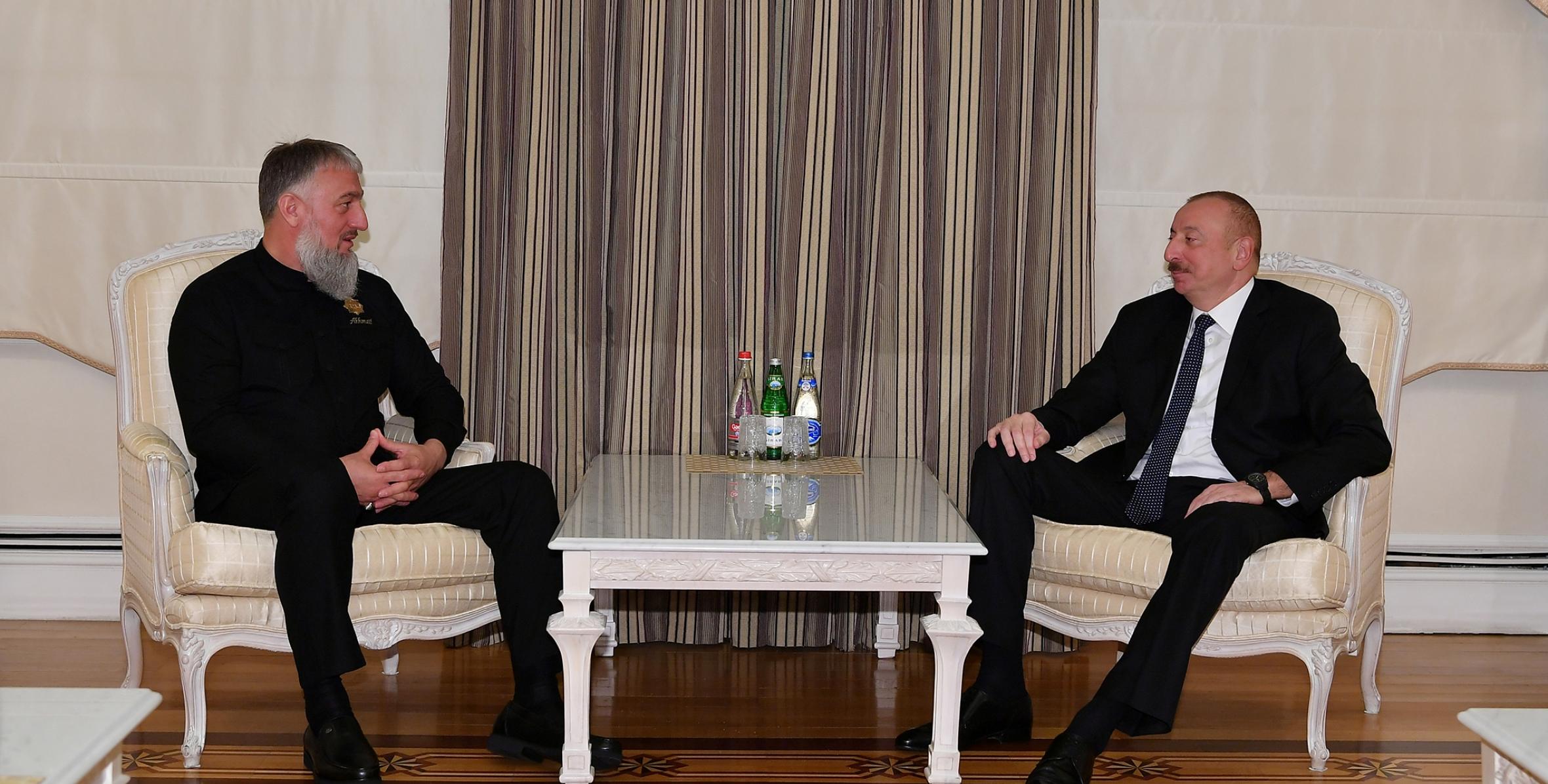 Ilham Aliyev received adviser to head of Chechen Republic of Russia