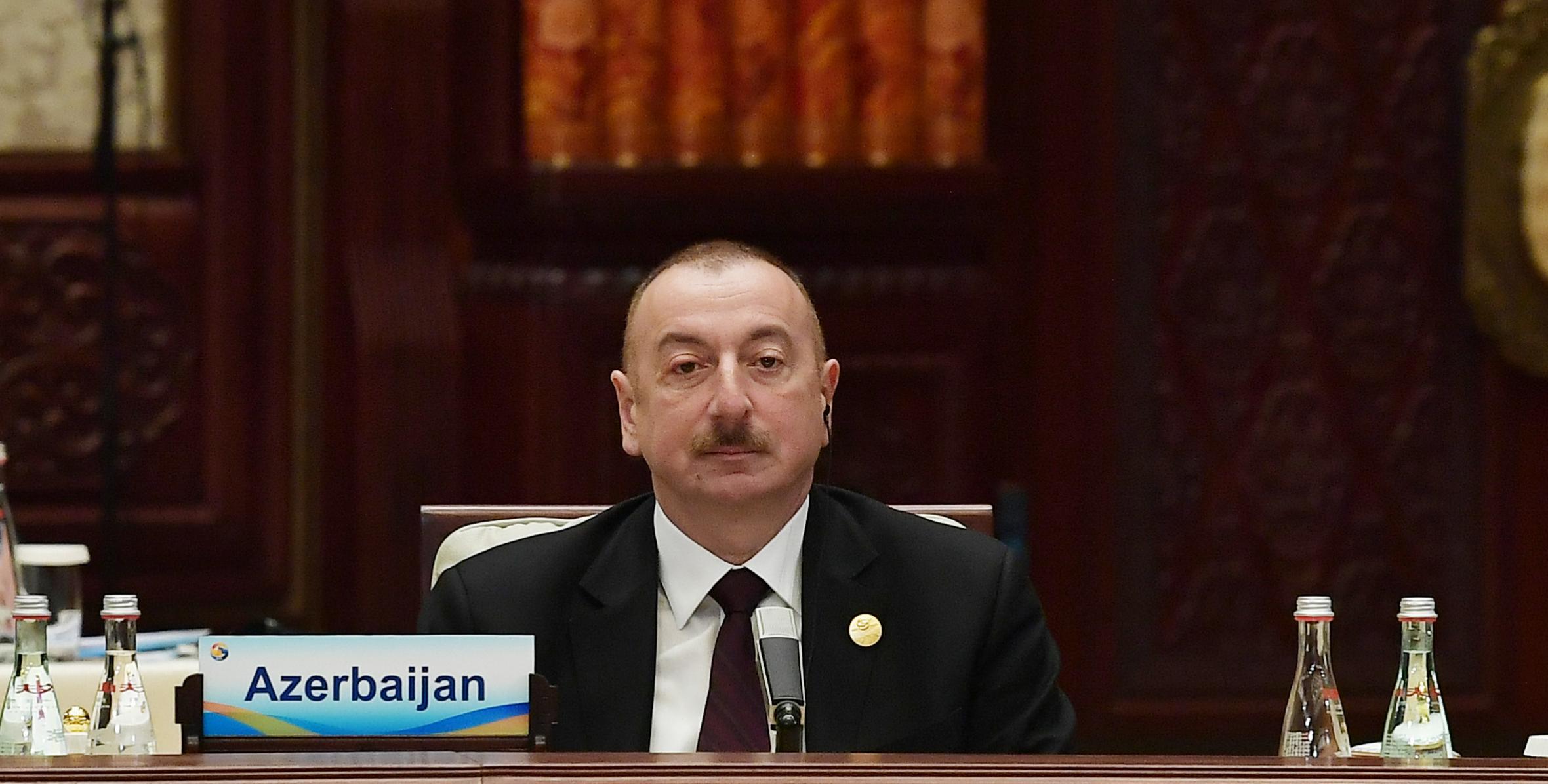 Ильхам Алиев принимает участие в Форуме «Один пояс – один путь»p9.
