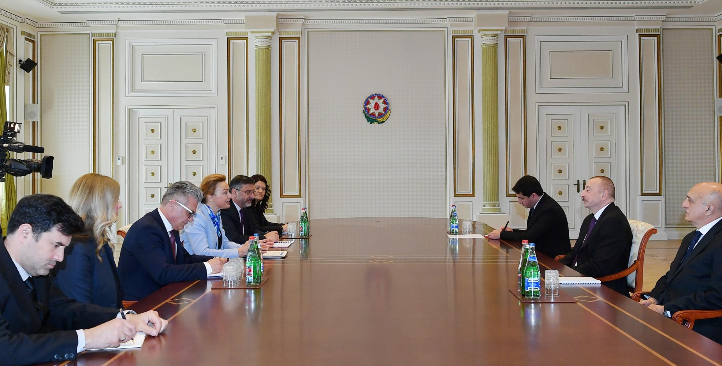Ilham Aliyev received delegation led by Croatian deputy prime minister