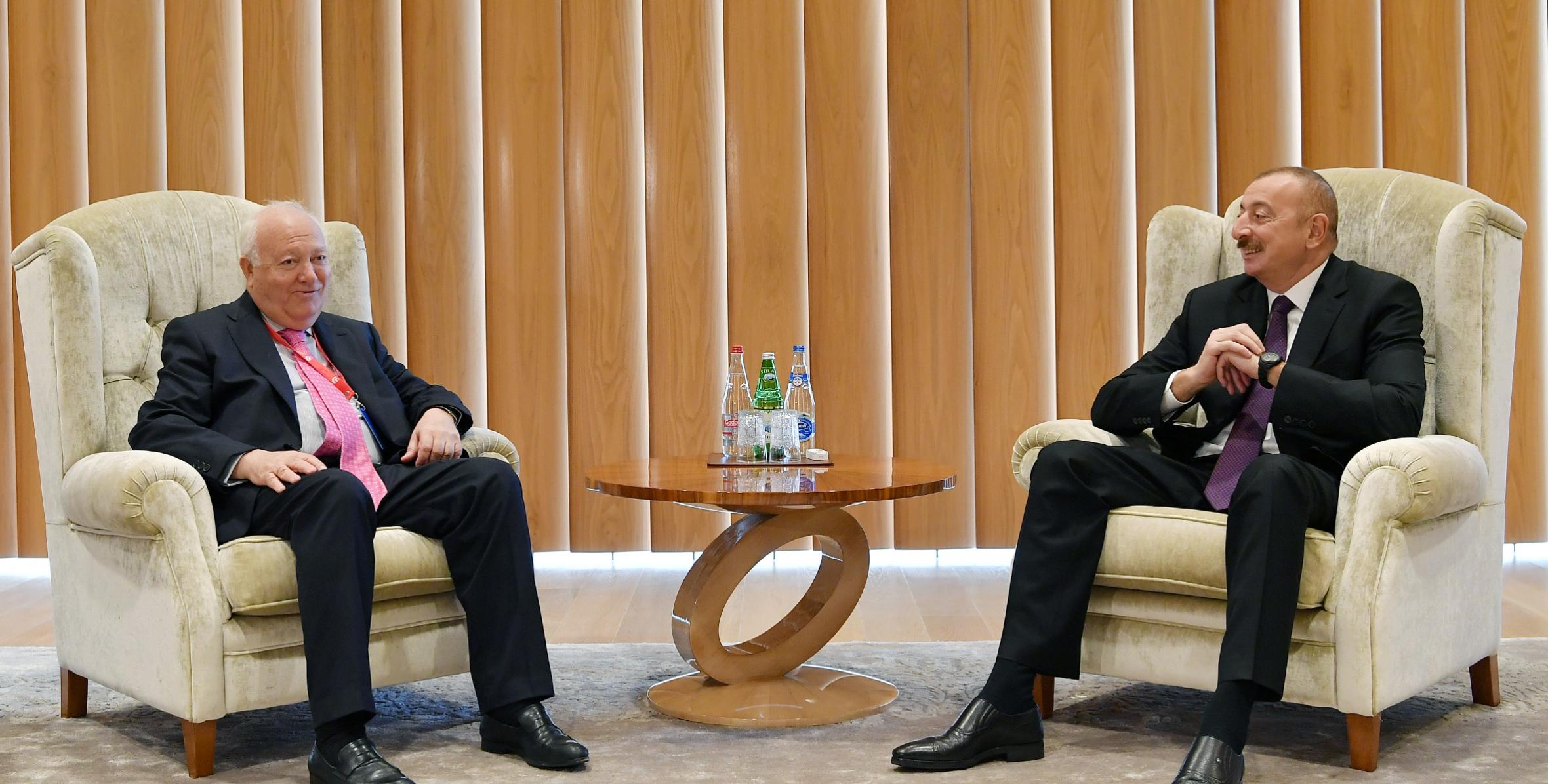 Ильхам Алиев принял верховного представителя Альянса цивилизаций ООН
