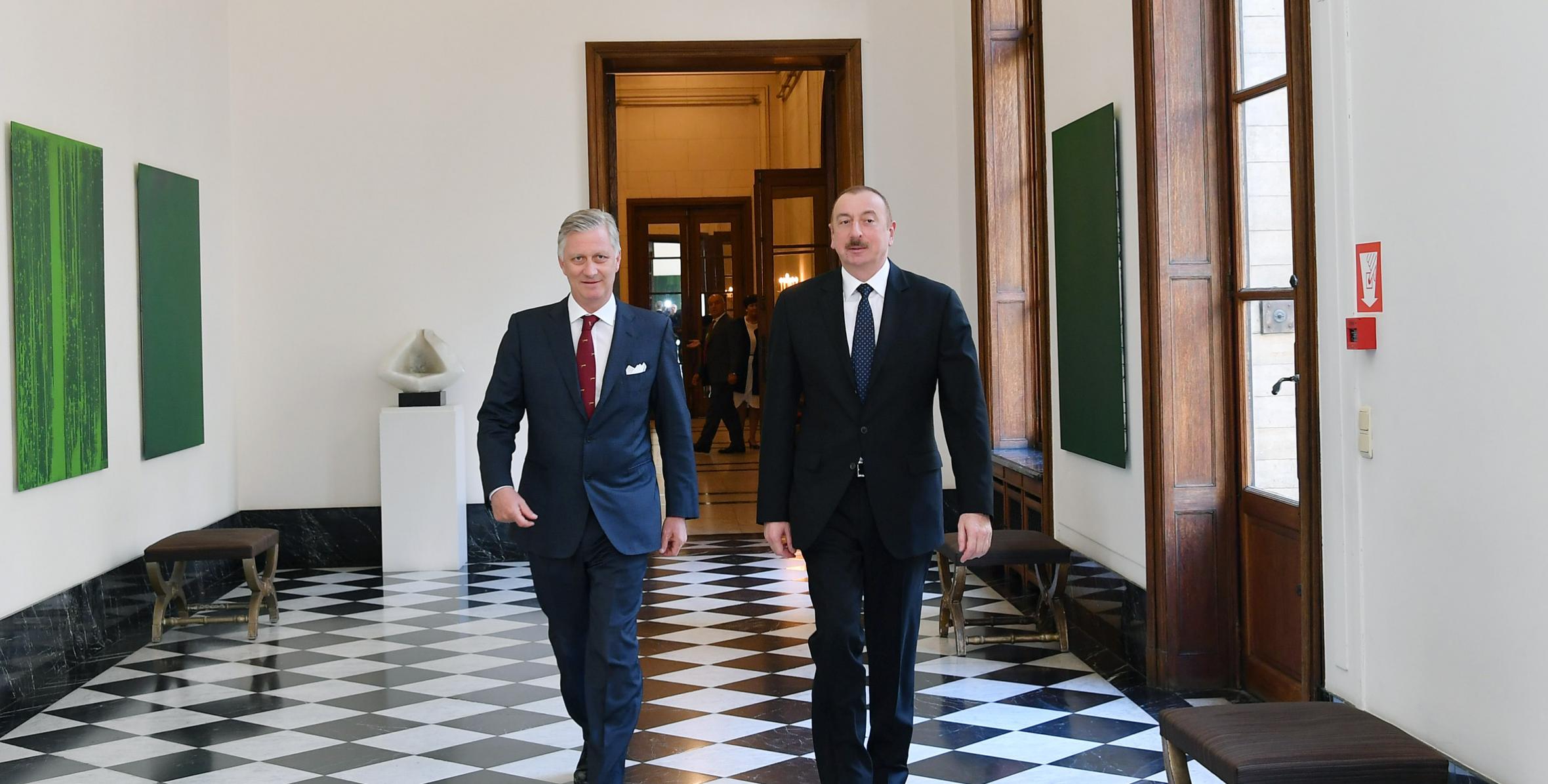 Ильхам Алиев встретился в Брюсселе с Королем Бельгийцев Филиппом