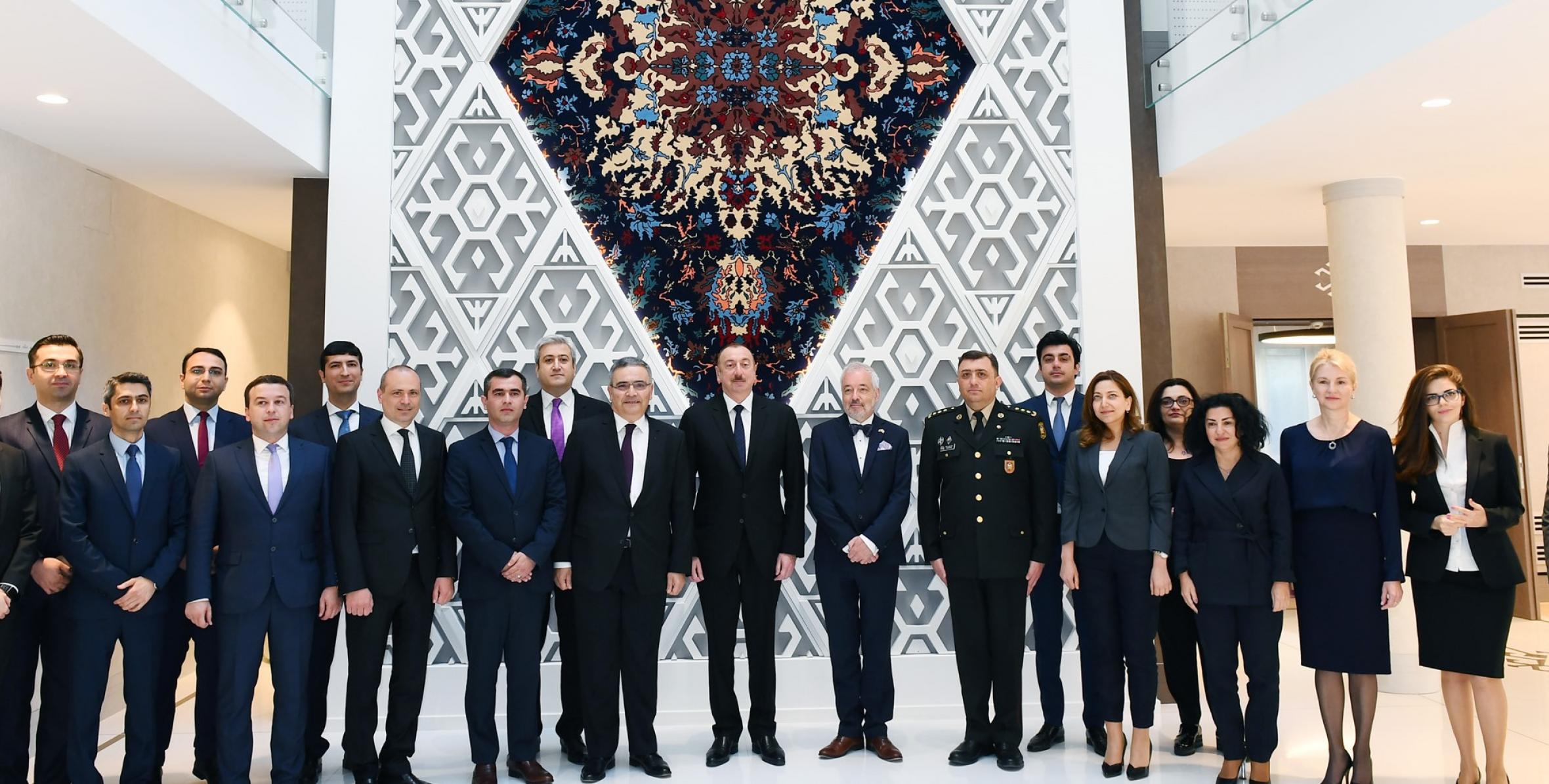 Ильхам Алиев принял участие в открытии нового здания посольства Азербайджана в Бельгии