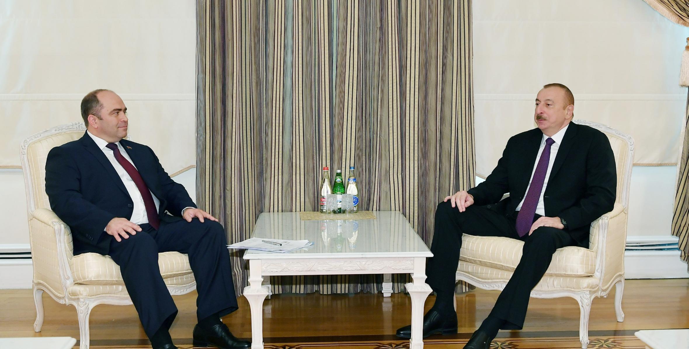 Ilham Aliyev received Belarus deputy prime minister