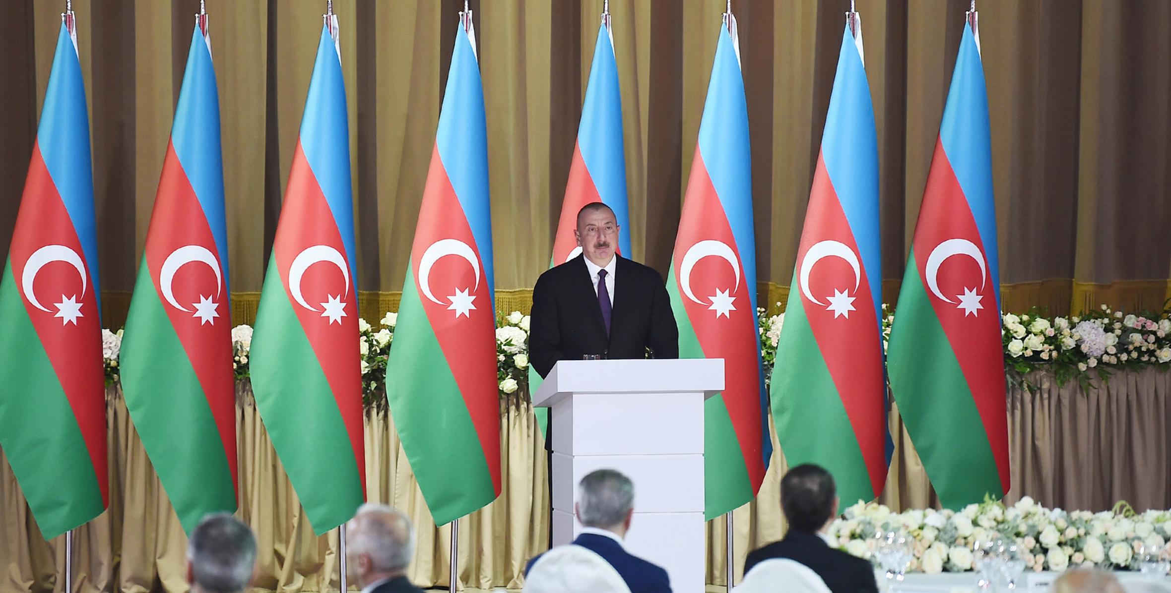 Речь Ильхама Алиева на официальном приеме по случаю 28 Мая – Дня Республики