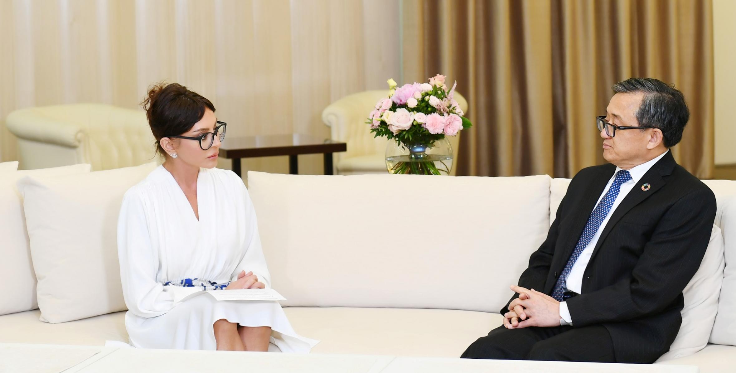 First Vice-President of Azerbaıjan Mehriban Aliyeva met with UN Under-Secretary-General Liu Zhenmin