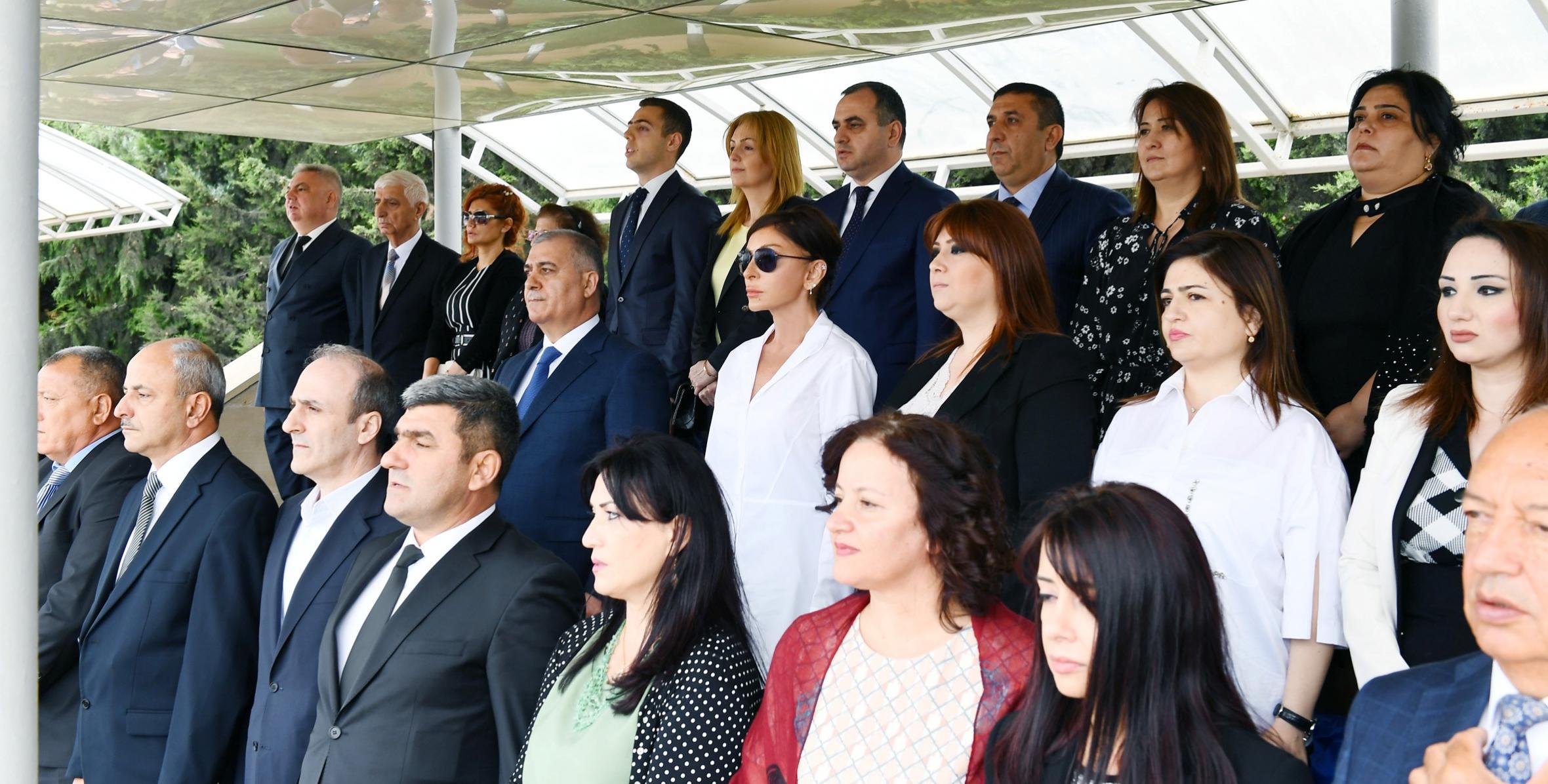 Первый вице-президент Мехрибан Алиева приняла участие в церемонии увольнения в запас военнослужащих срочной действительной военной службы
