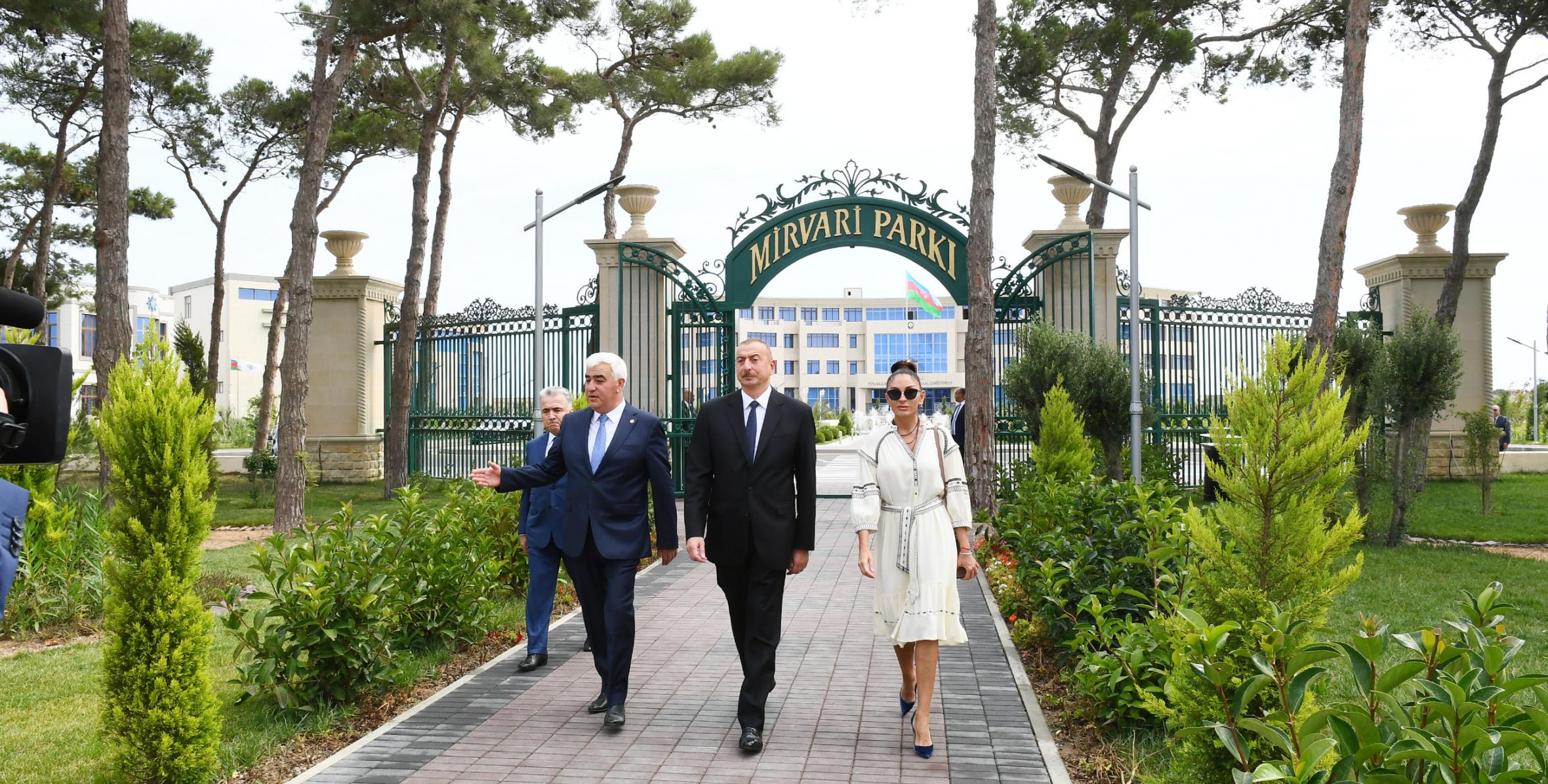 Ilham Aliyev attended opening of “Mirvari” Park Complex in Pirallahi district