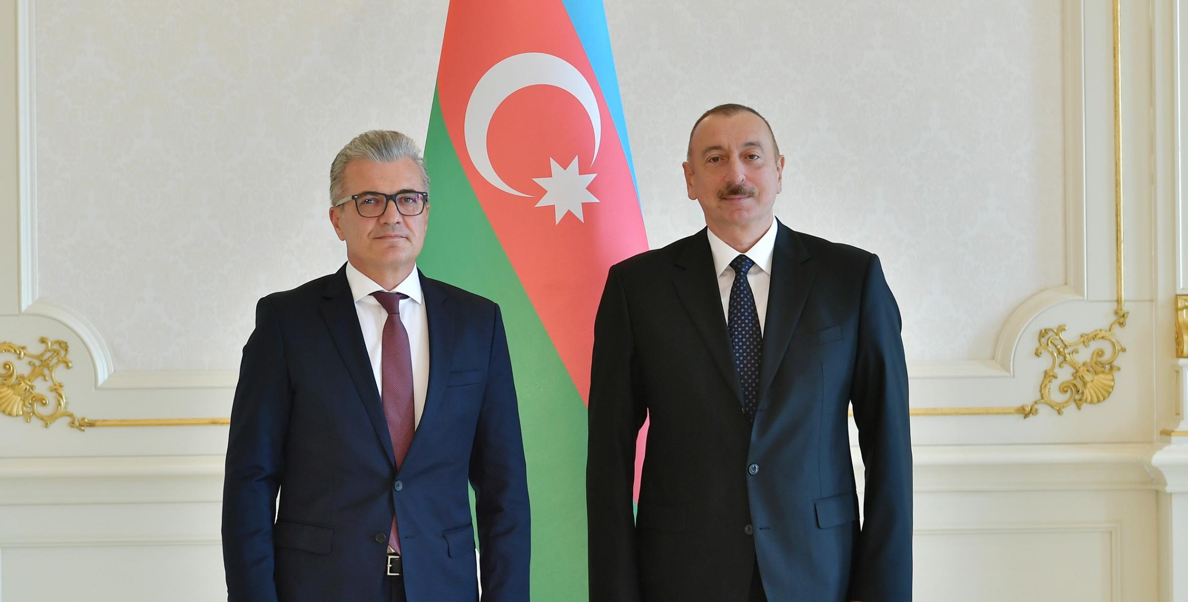 Ильхам Алиев принял верительные грамоты новоназначенного посла Хорватии в Азербайджане