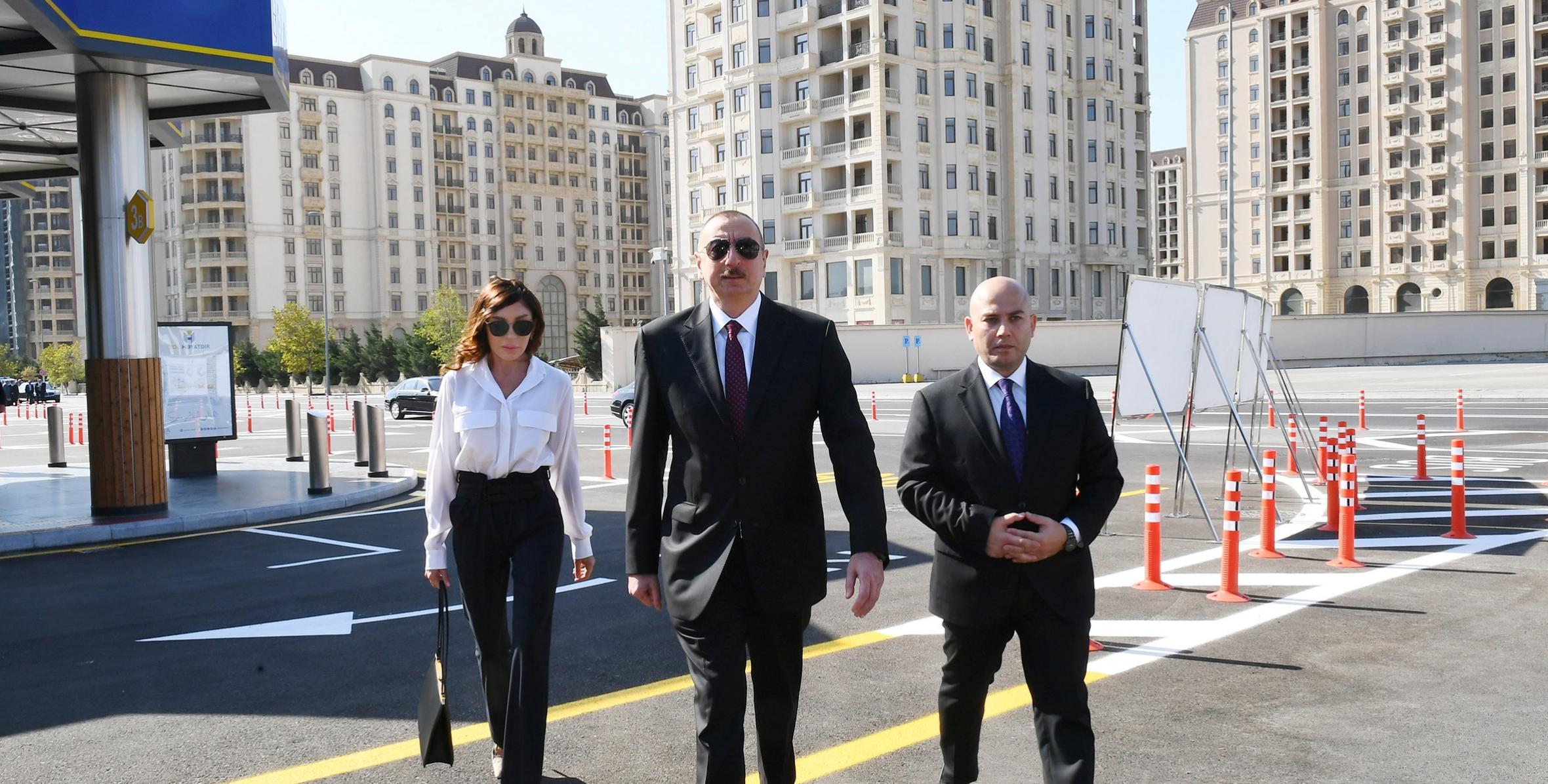 Ильхам Алиев принял участие в открытии Транспортного обменного центра «Кероглу» Бакинского транспортного агентства