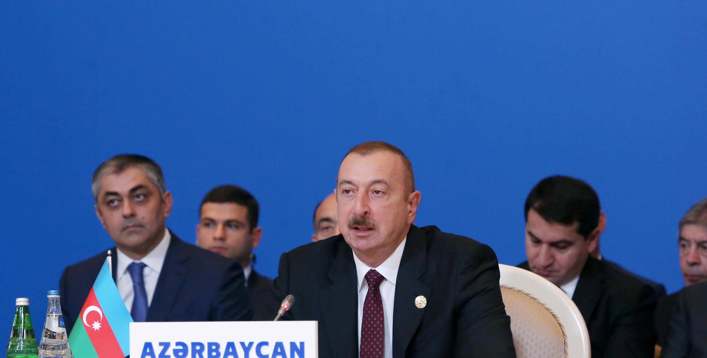 Речь Ильхама Алиева на VII саммите Совета сотрудничества тюркоязычных государств