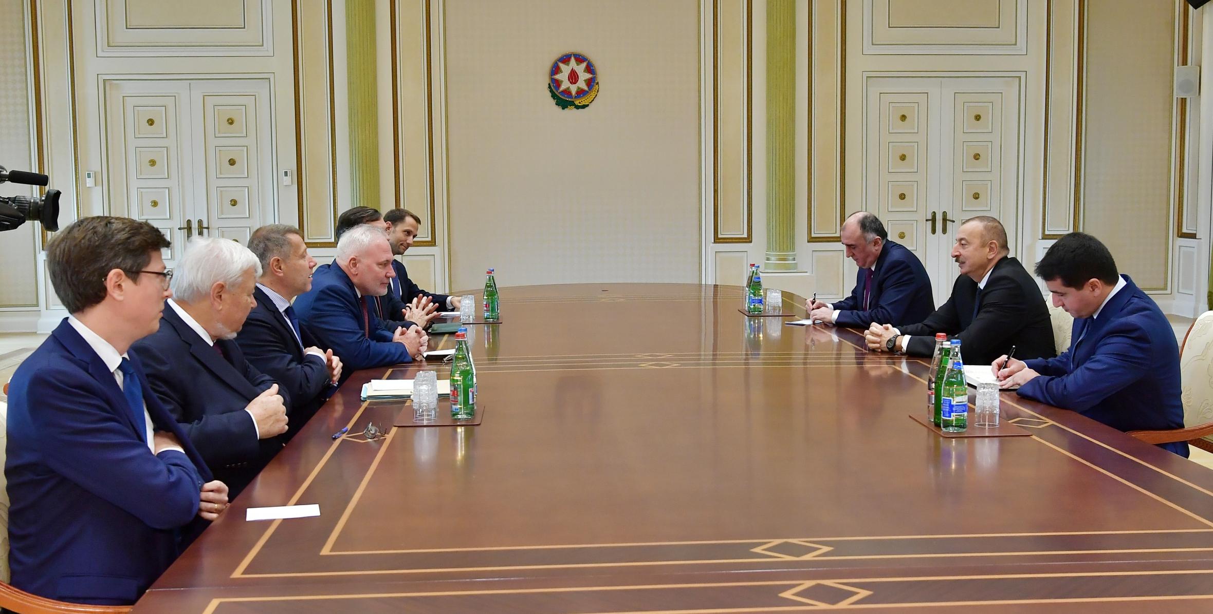 Ильхам Алиев принял сопредседателей Минской группы
