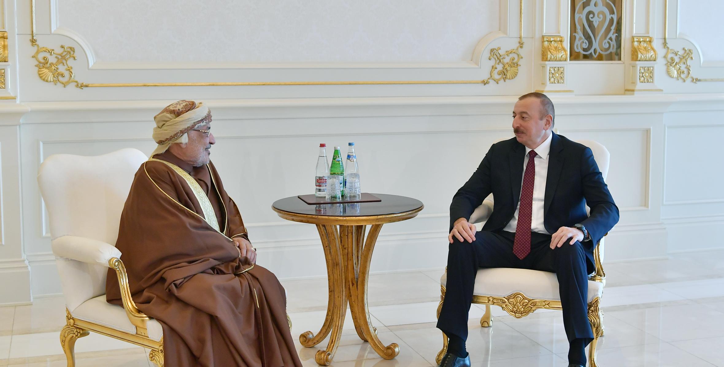 Ilham Aliyev received delegation led by President of Oman State Council