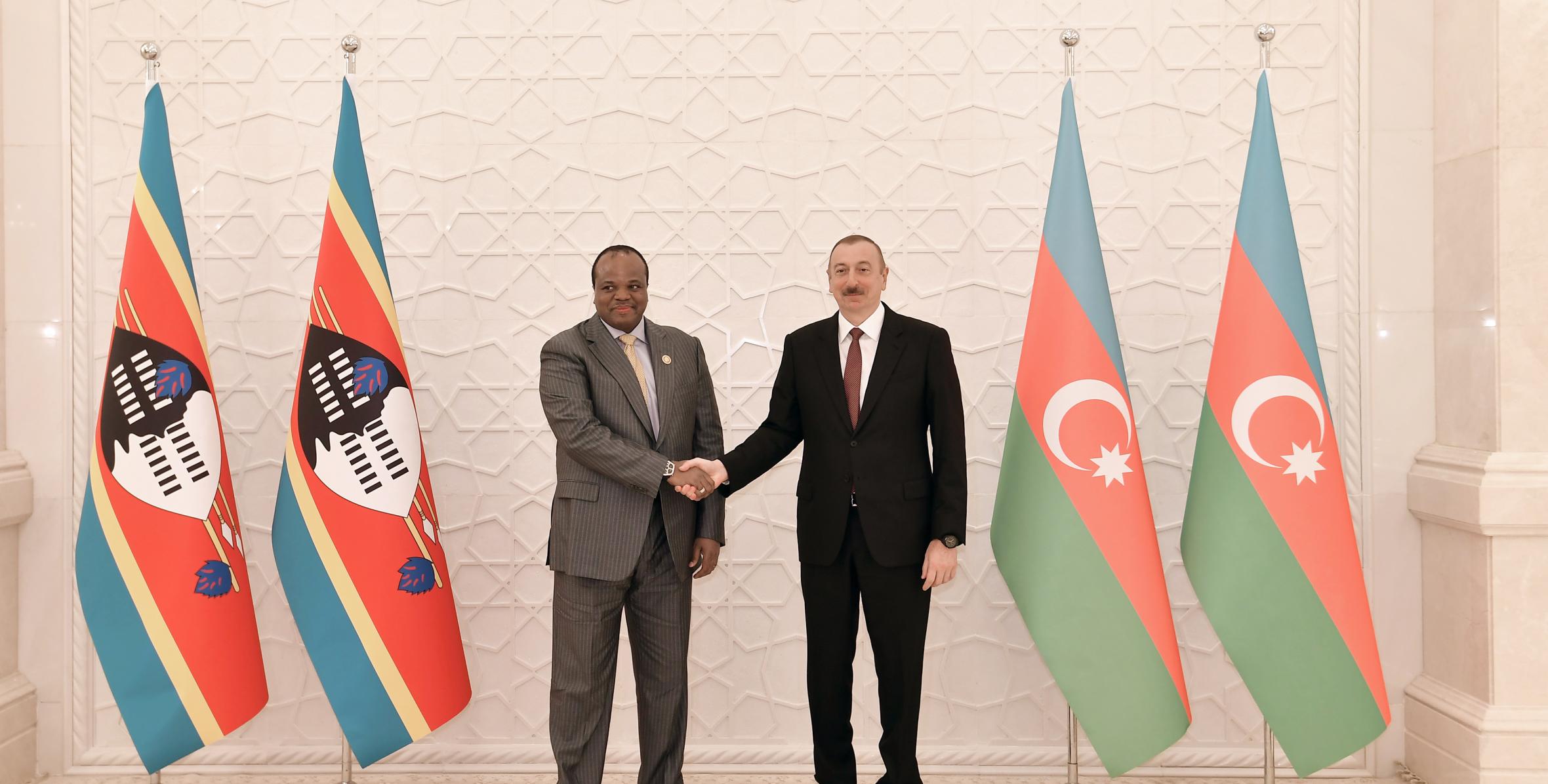 Ilham Aliyev met with His Majesty King Mswati III of eSwatini