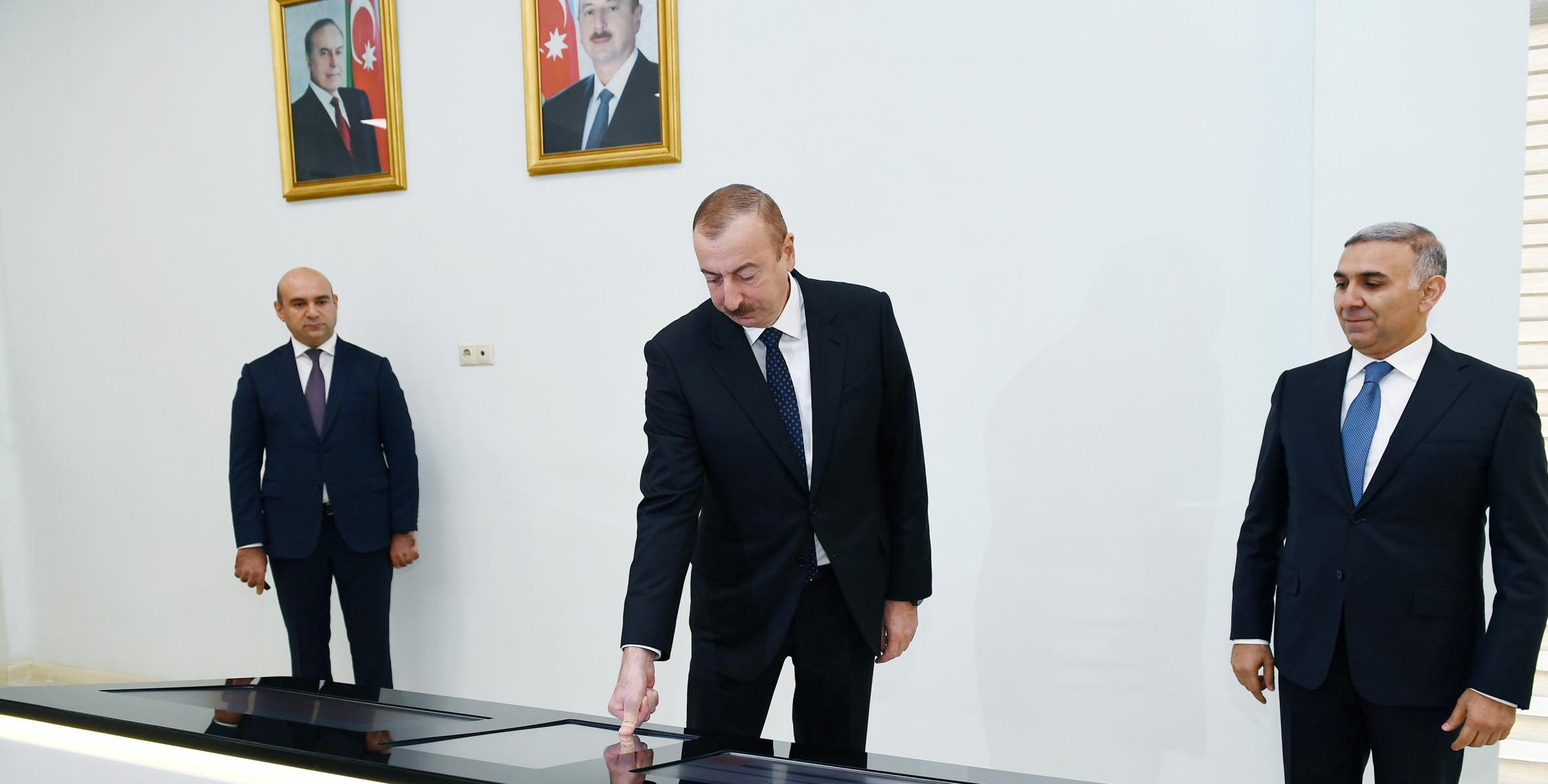 Ильхам Алиев ознакомился с условиями на электроподстанции «Габала» после реконструкции