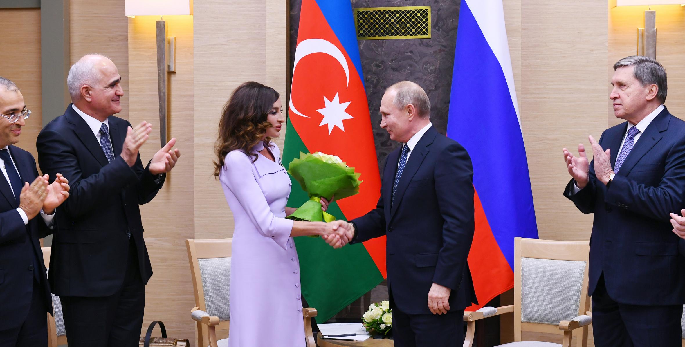 Azerbaijan`s First Vice-President Mehriban Aliyeva met with Russian President Vladimir Putin in Moscow
