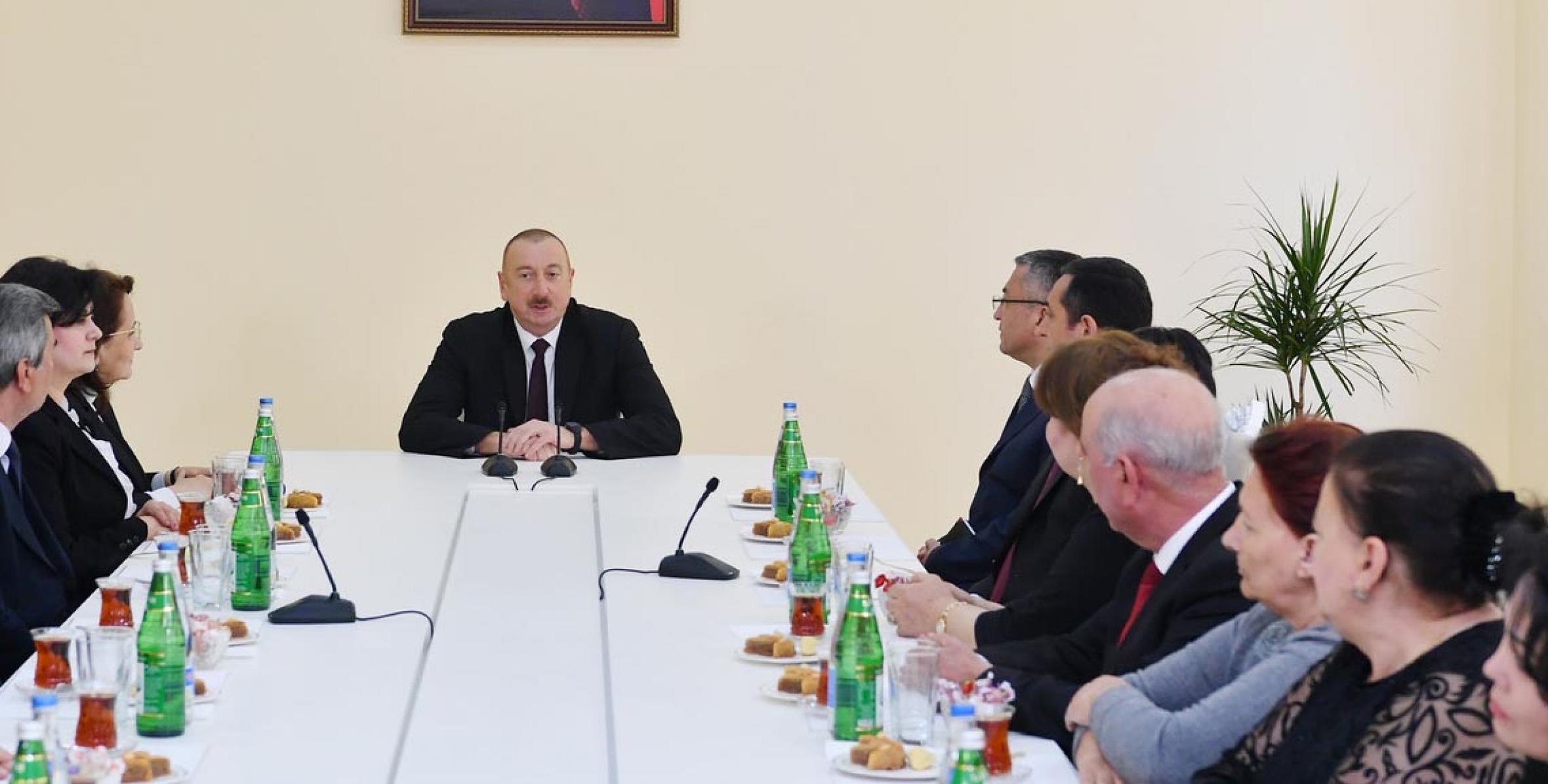 Speech by Ilham Aliyev at the opening of new residential complex for IDP families in Kurdakhani settlement, Baku