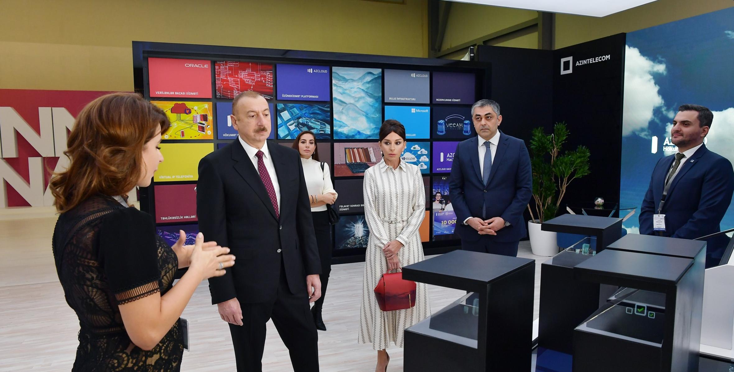 Ильхам Алиев ознакомился с выставкой «Bakutel-2019»