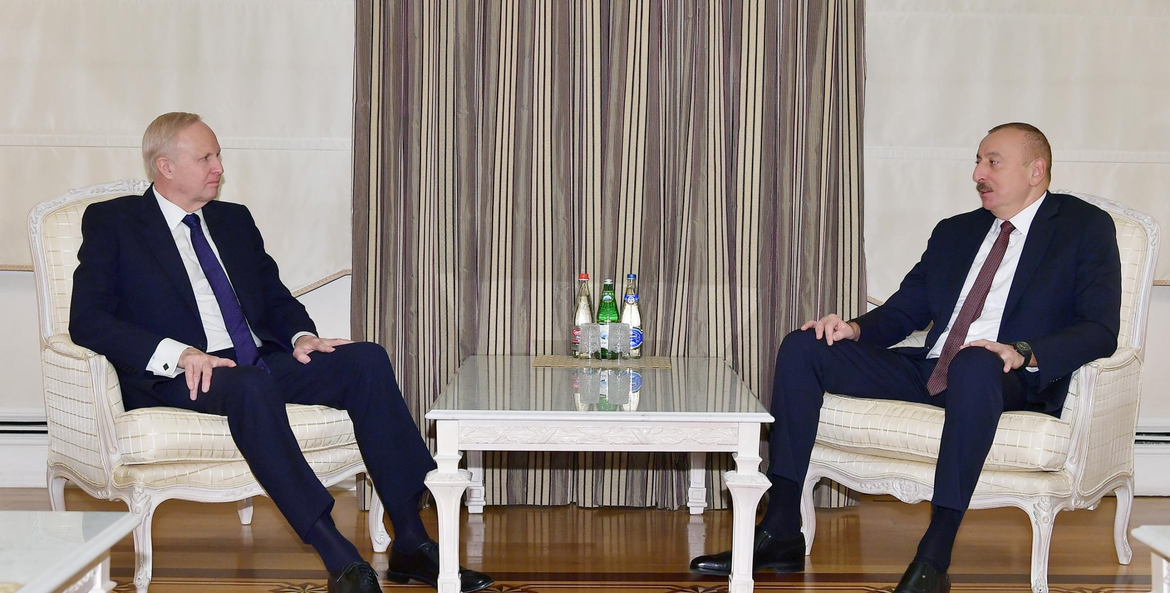 Ilham Aliyev received BP Chief Executive Officer