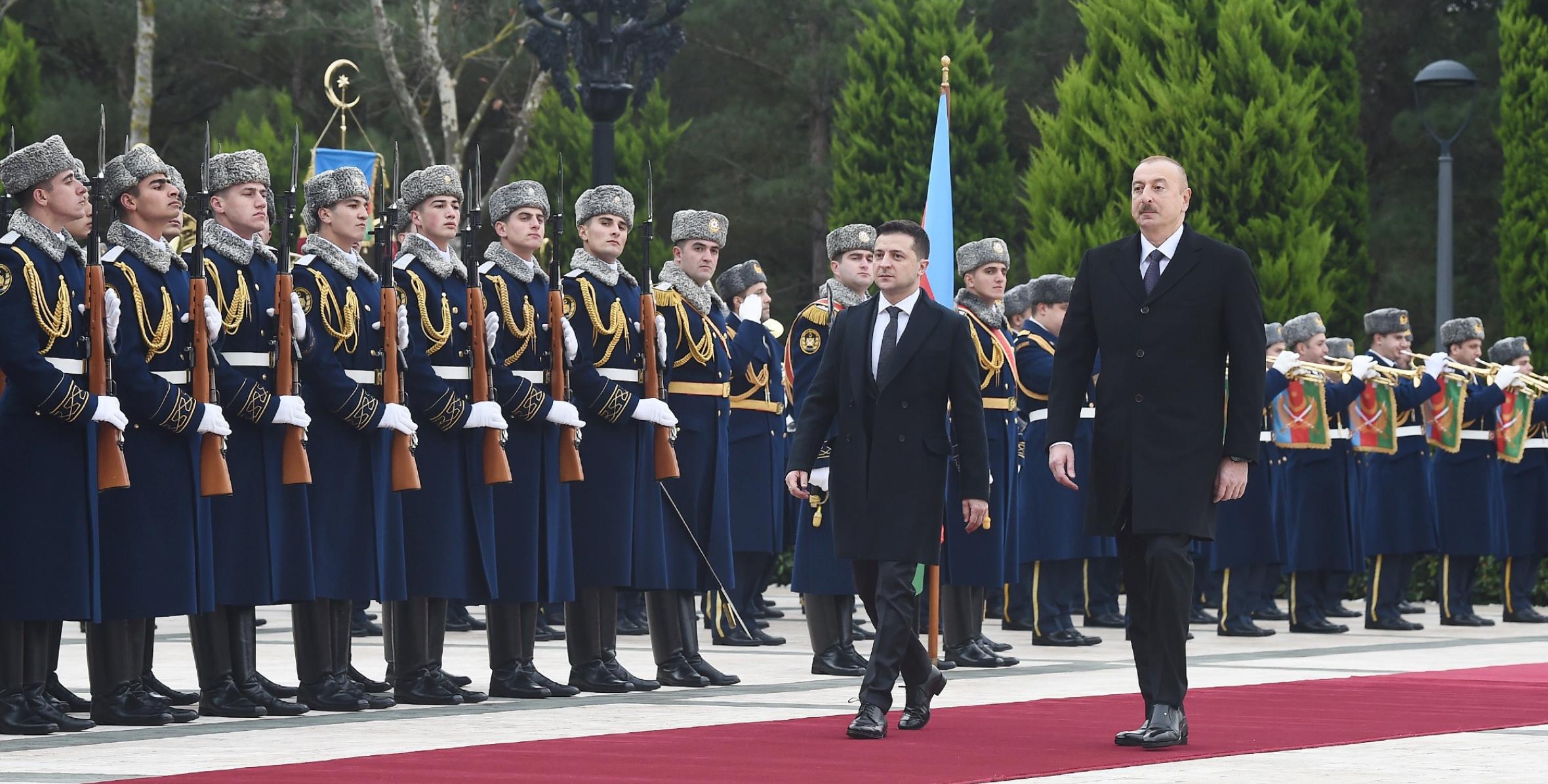 Official welcome ceremony was held for President of Ukraine Volodymyr Zelensky