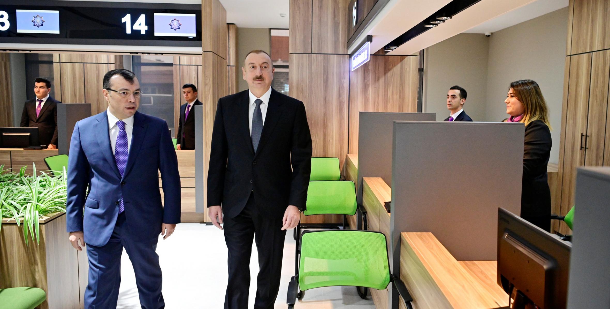 Ильхам Алиев принял участие в открытии центра DOST номер 2