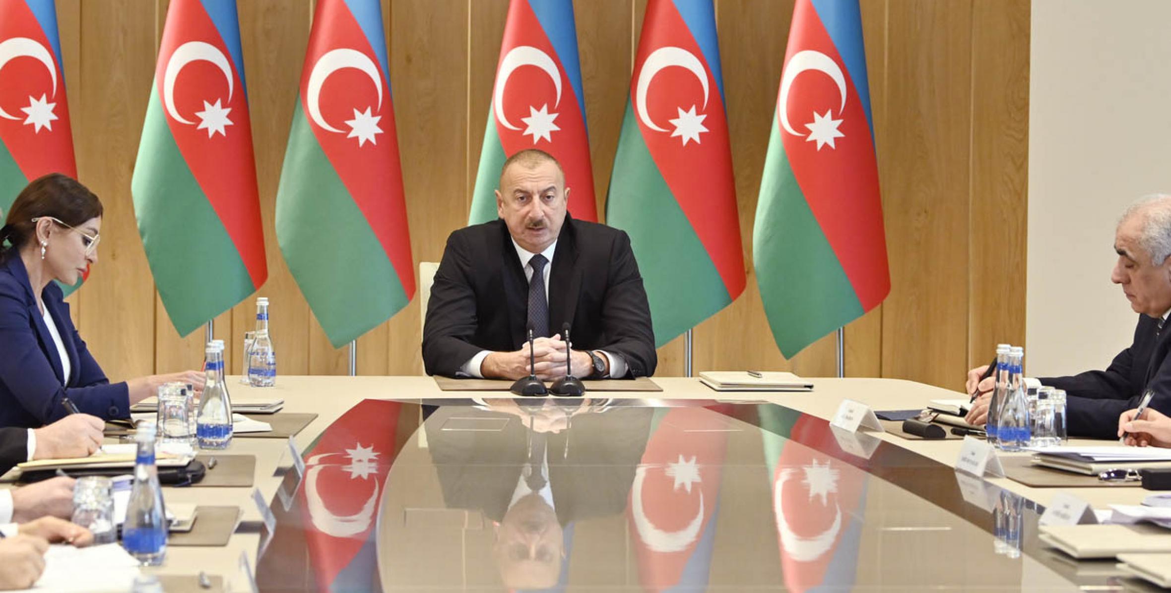Вступительная речь Ильхама Алиева на совещание, посвященное итогам 2019 года