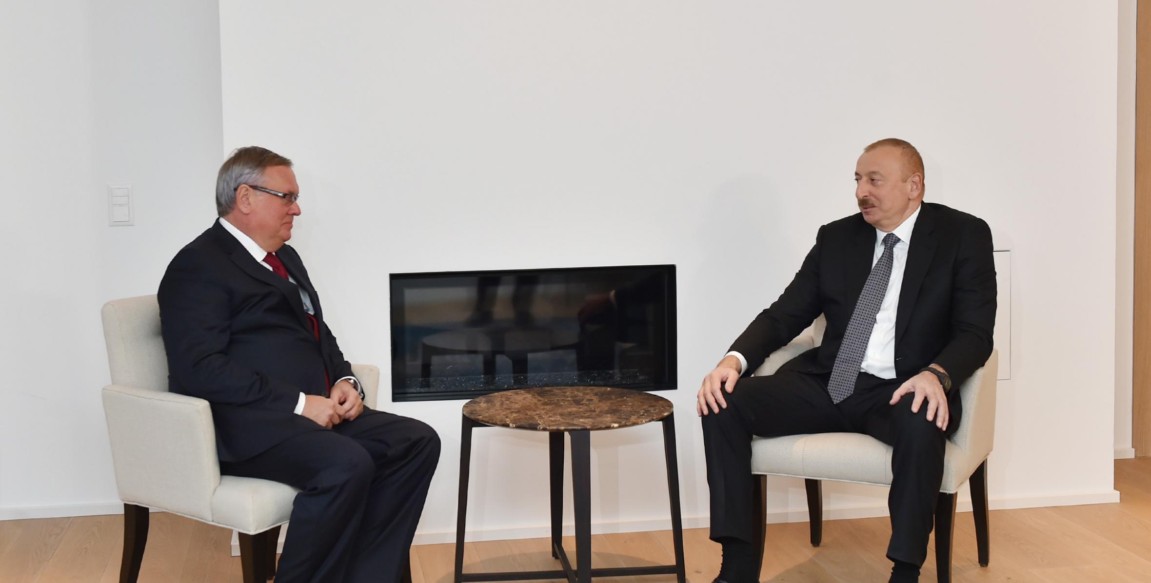 Ilham Aliyev has embarked on a working visit to the Swiss Confederation