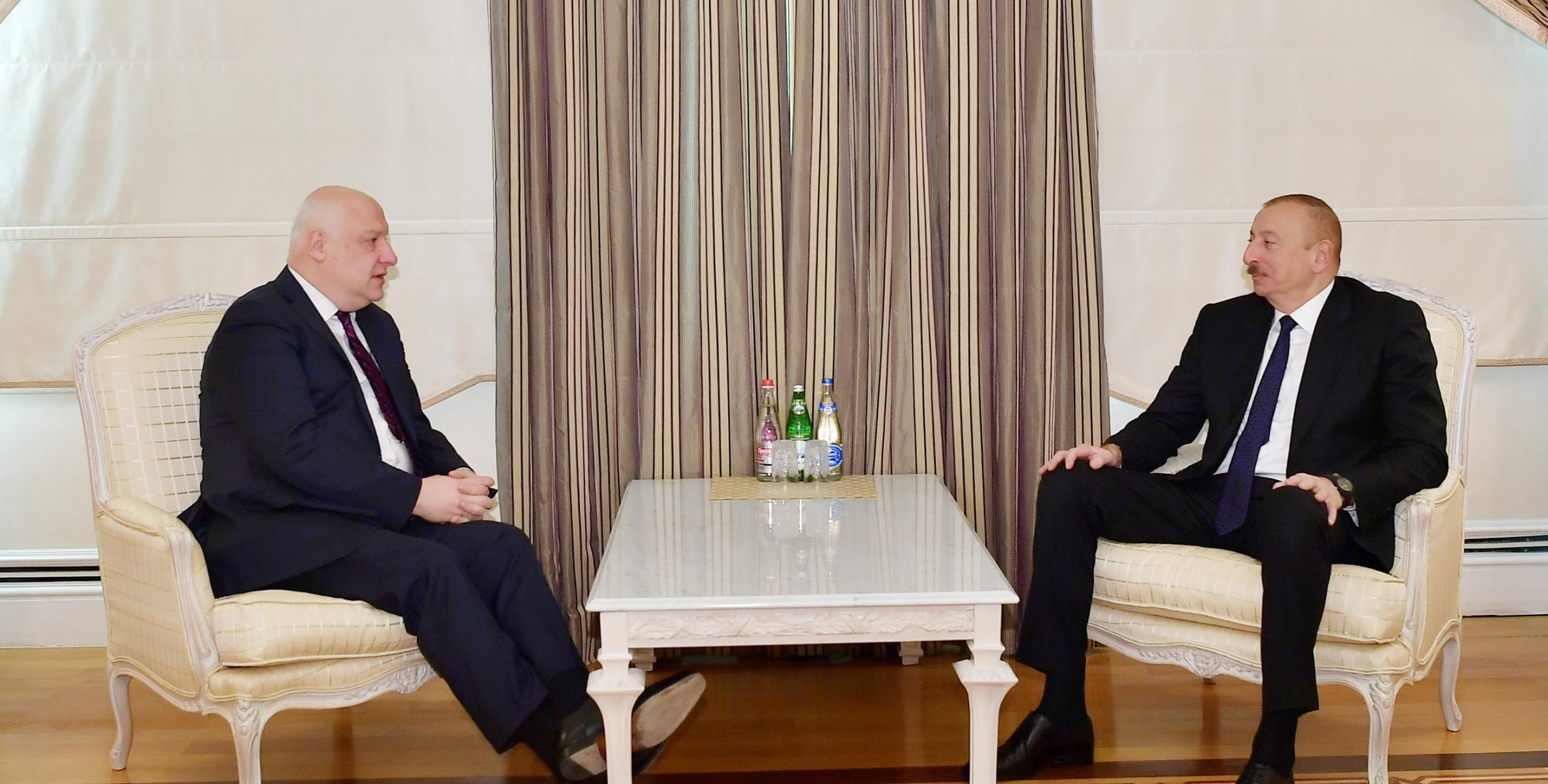 Ilham Aliyev received OSCE Parliamentary Assembly president