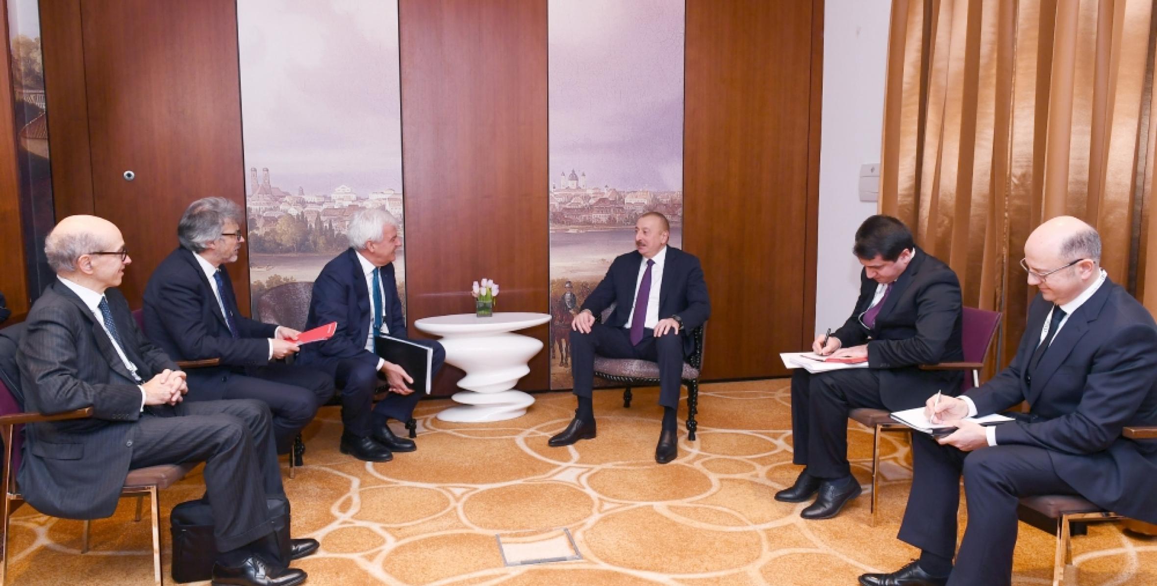Состоялась встреча Ильхама Алиева с генеральным исполнительным директором компании Leonardo