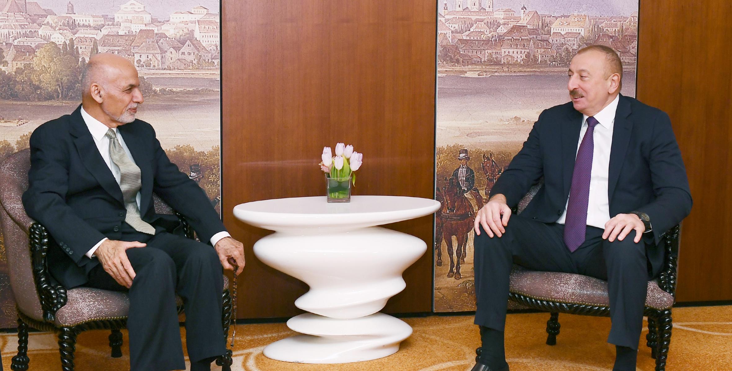 Ильхам Алиев встретился в Мюнхене с Президентом Афганистана