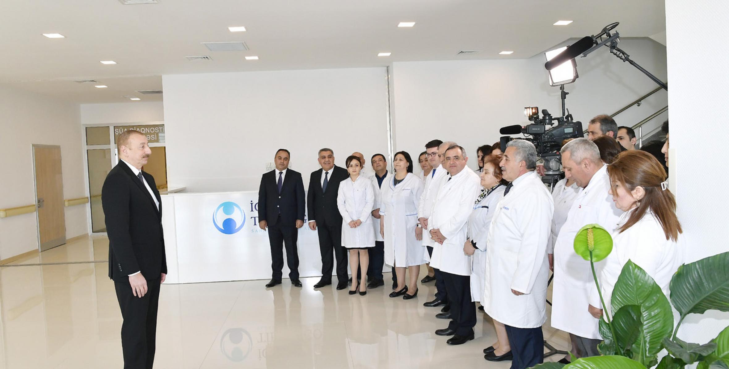 Speech by Ilham Aliyev at the opening of Goranboy District Central Hospital