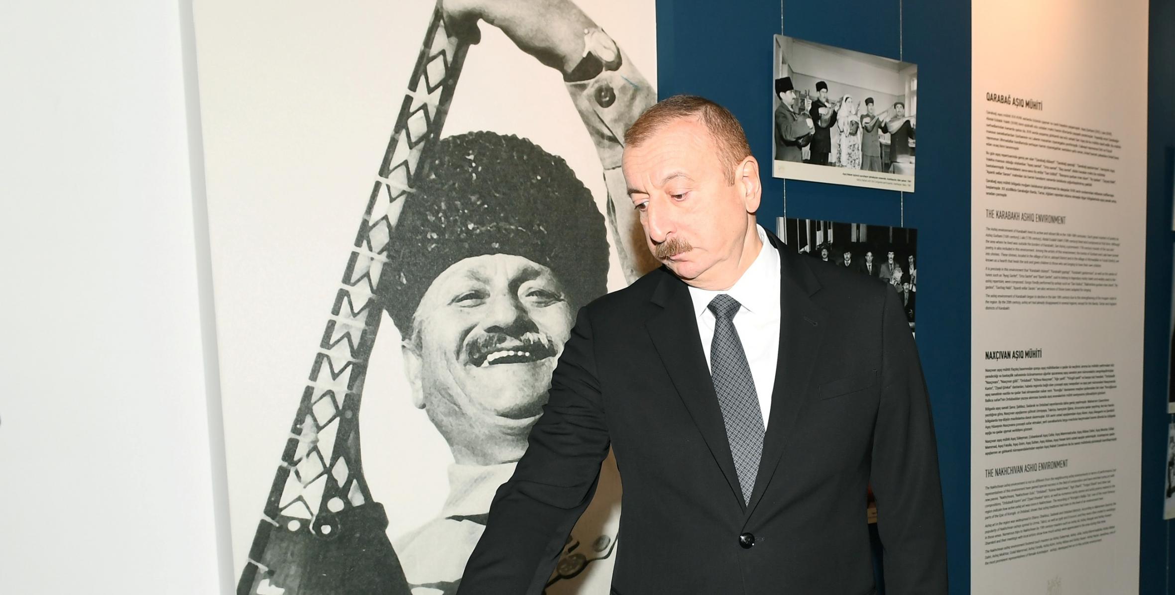 Ильхам Алиев принял участие в открытии Азербайджанского государственного музея ашугского искусства
