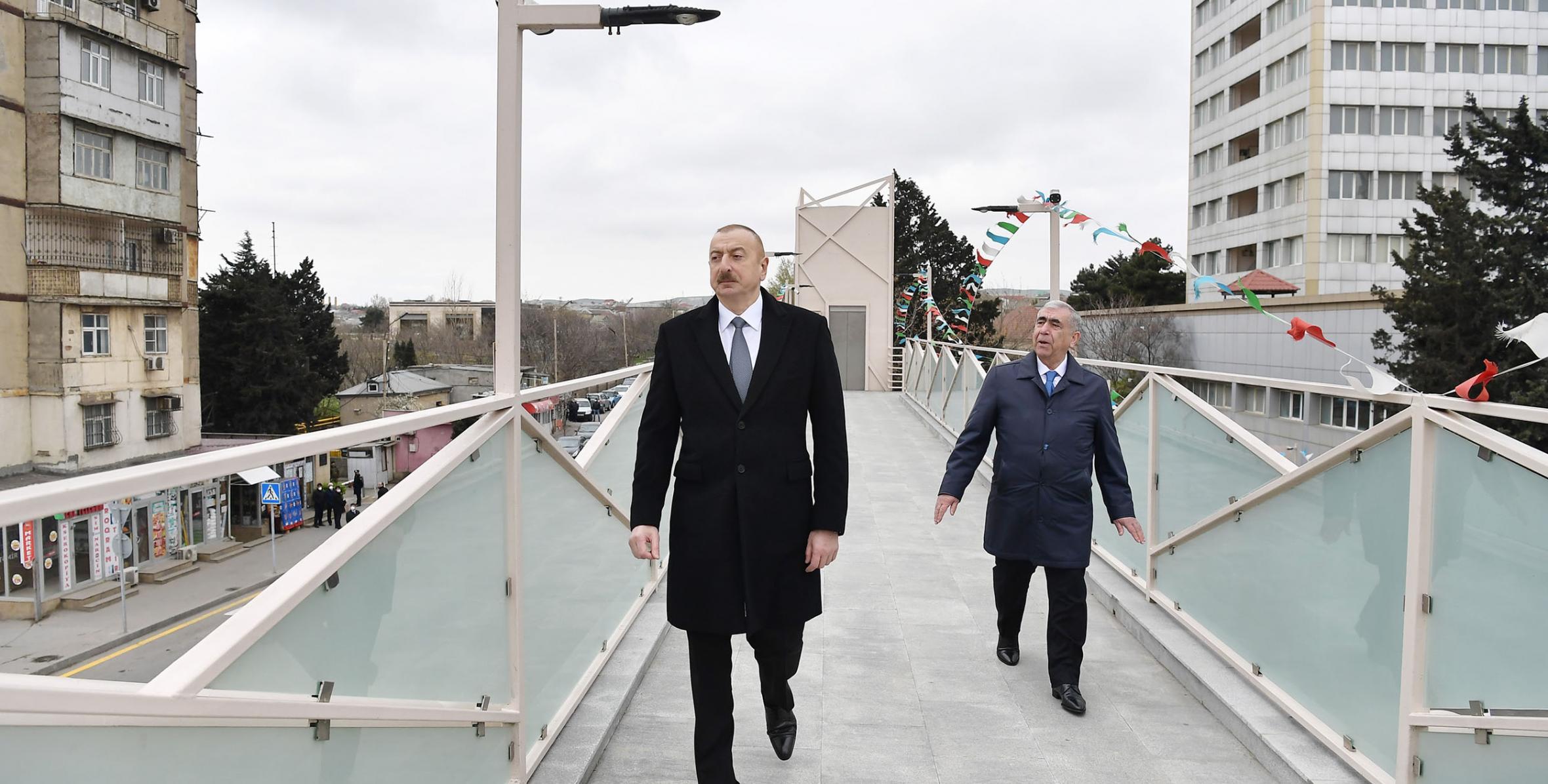 Ильхам Алиев ознакомился с работой, проделанной в рамках расширения дороги Баку-Сумгайыт