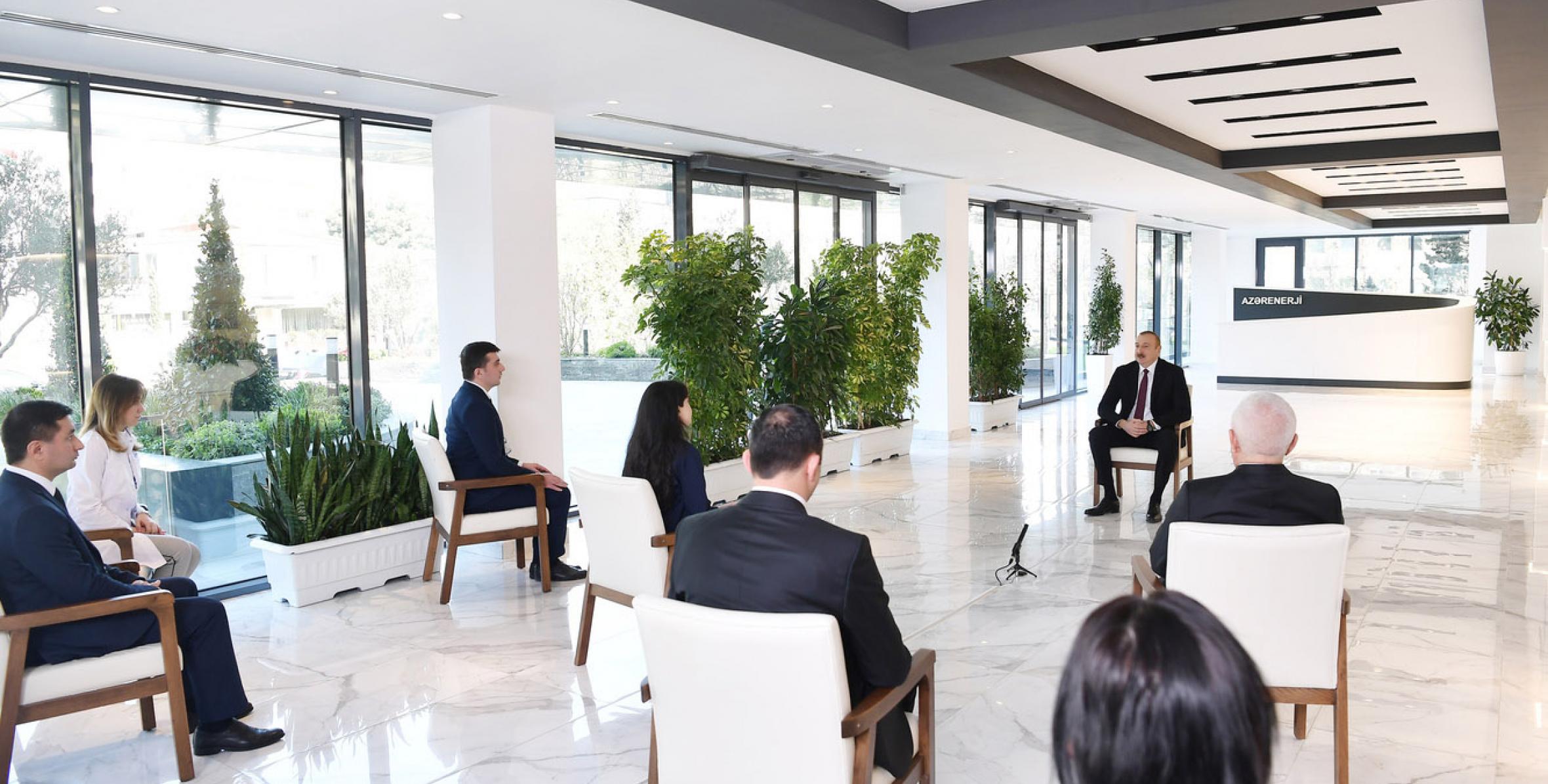 Speech by Ilham Aliyev at the opening of the newly-reconstructed main administrative, scientific, educational and laboratory complex of AzerEnergy Open Joint Stock Company in Baku