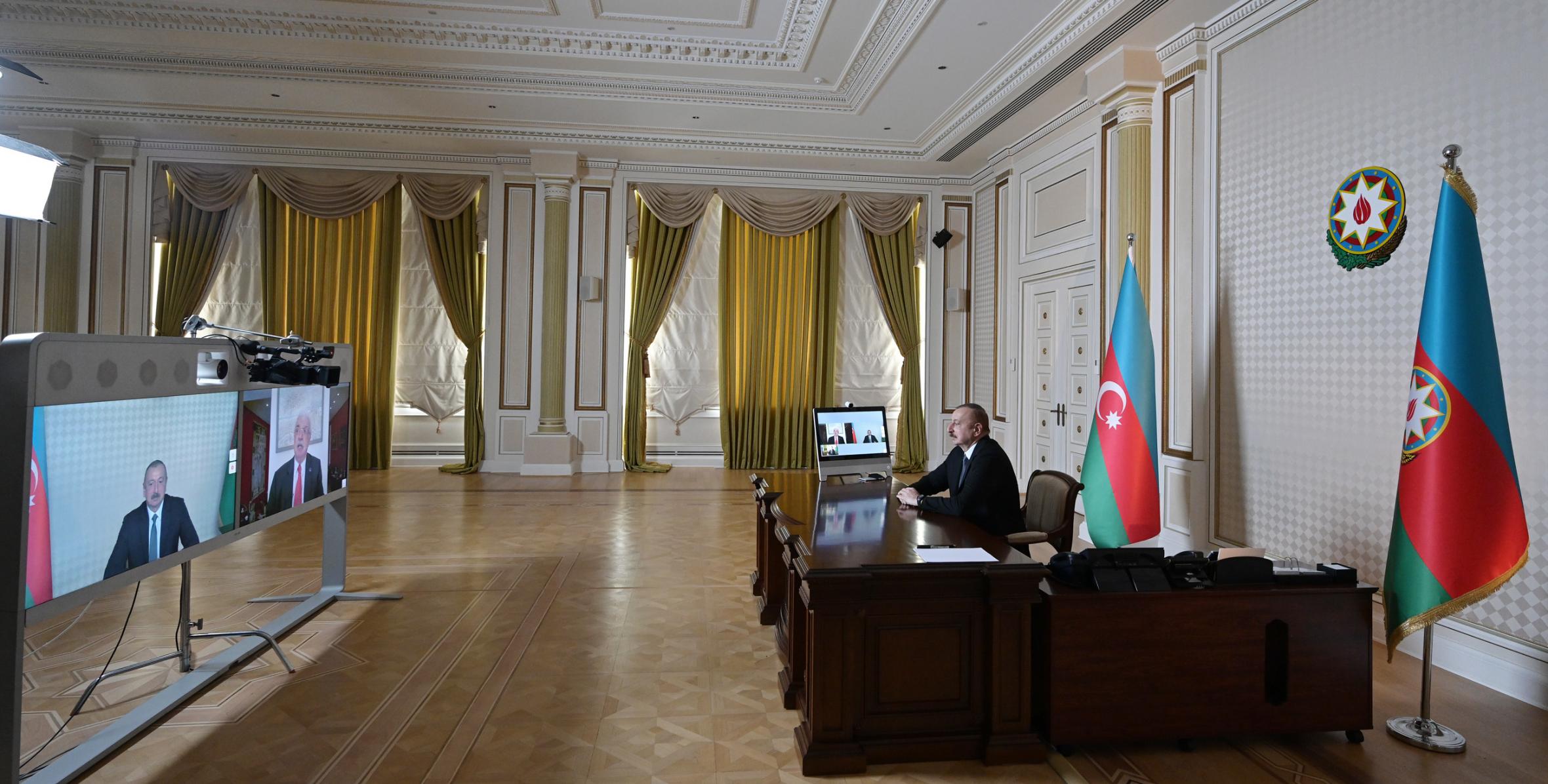 Ильхам Алиев дал интервью первому заместителю генерального директора информационного агентства ТАСС России Михаилу Гусману