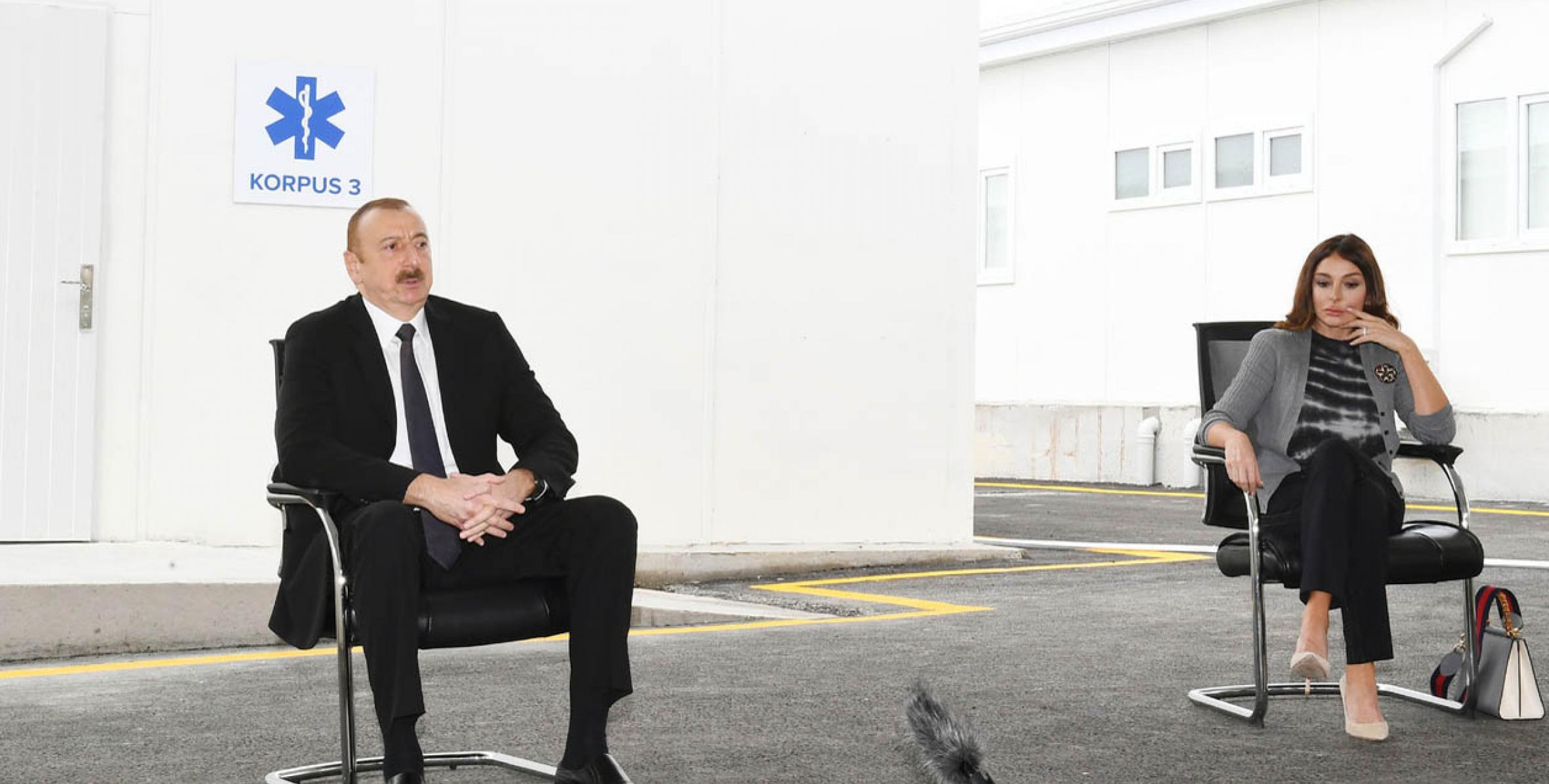 Speech by Ilham Aliyev at the opening of the first modular hospital complex