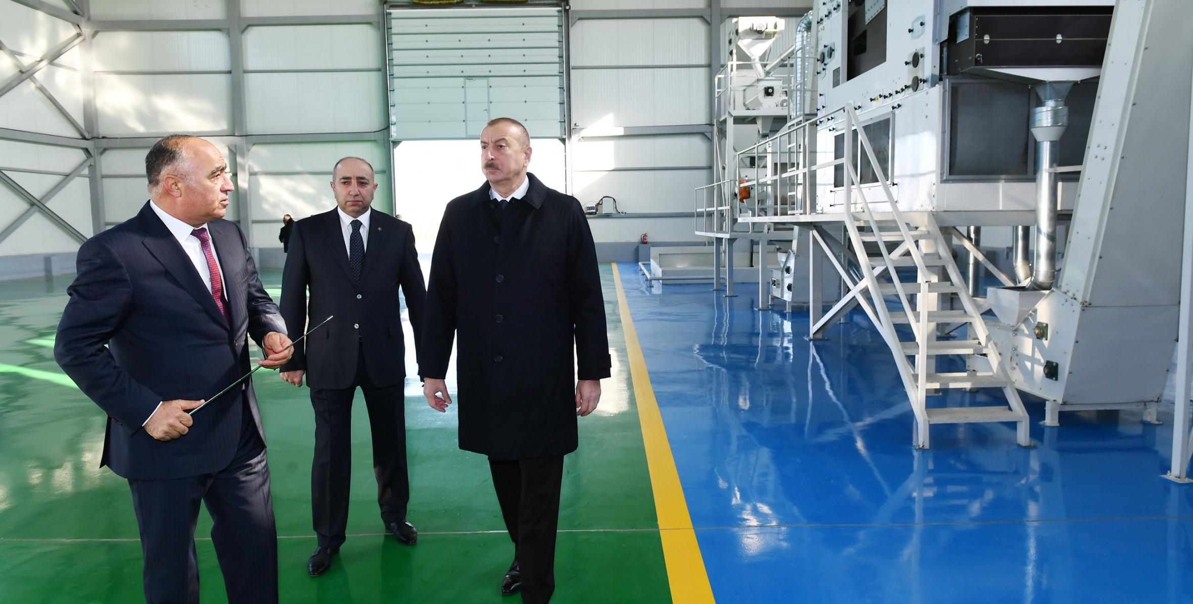 Visit of Ilham Aliyev to Kurdamir