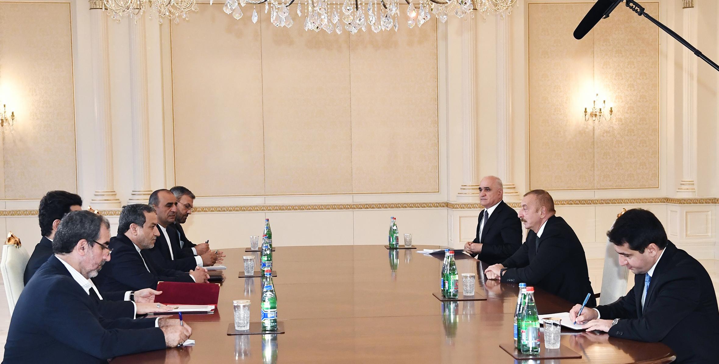 Ilham Aliyev received delegation led by Special Envoy of Iranian President