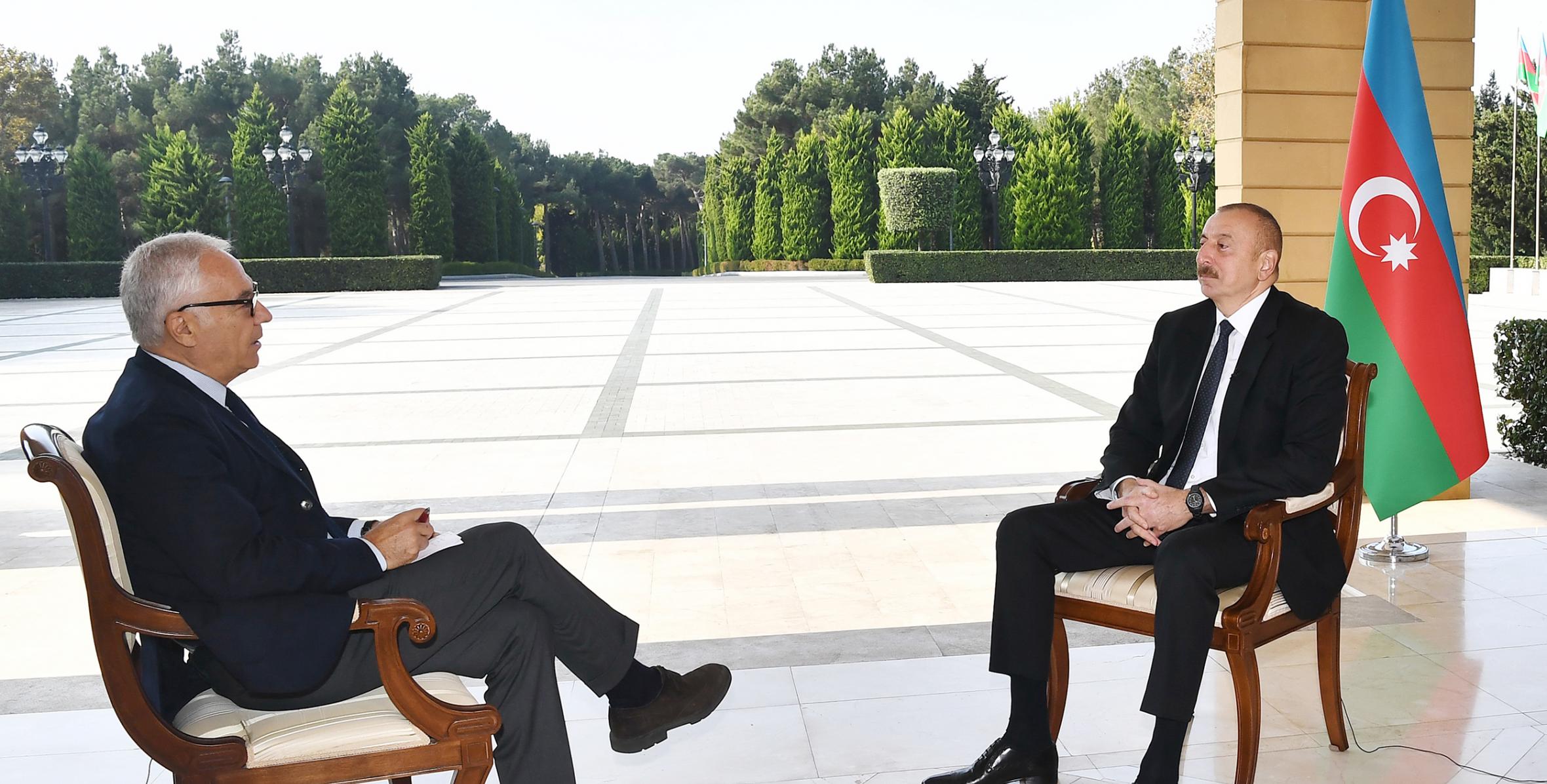 Ilham Aliyev was interviewed by Italian La Repubblica newspaper