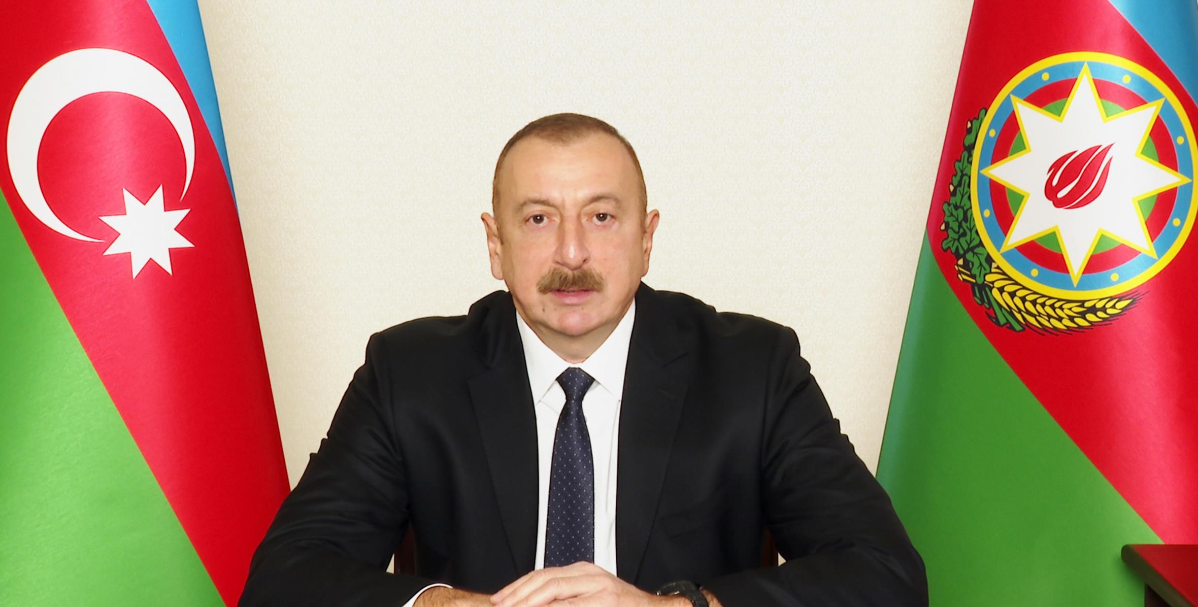 Ilham Aliyev has addressed the nation