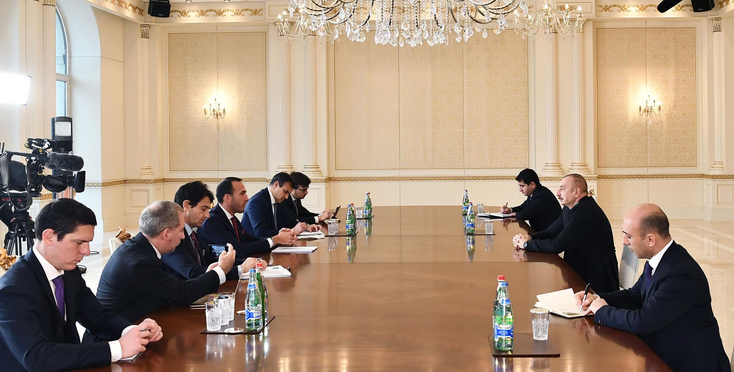 Ильхам Алиев принял делегацию Министерства иностранных дел и международного сотрудничества Италии