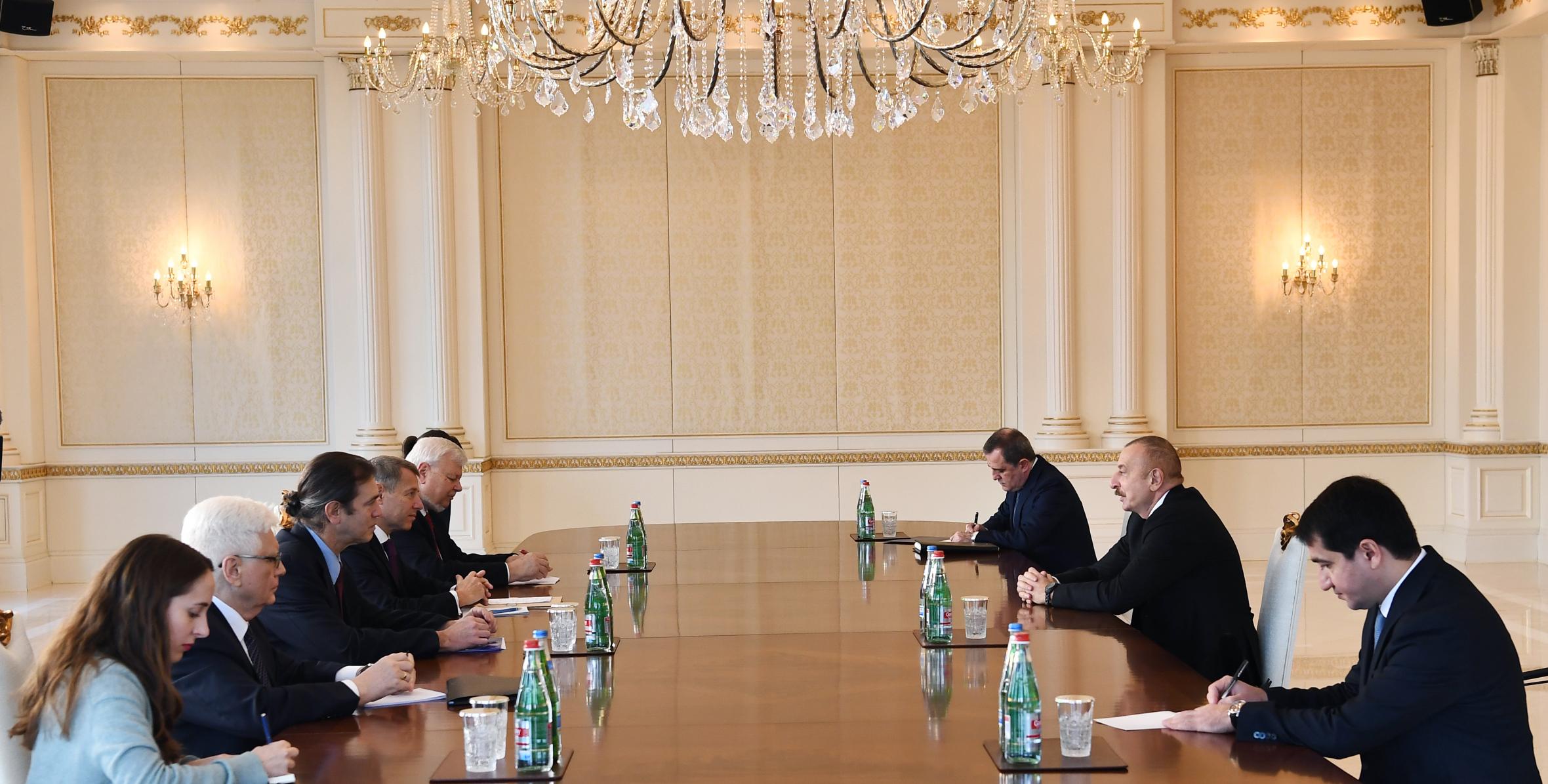 Ilham Aliyev received OSCE Minsk Group co-chairs from France and U.S.