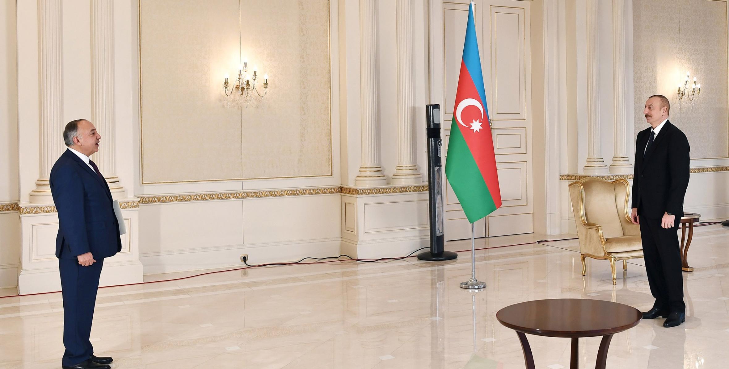 Ilham Aliyev received credentials of incoming ambassador of Afghanistan