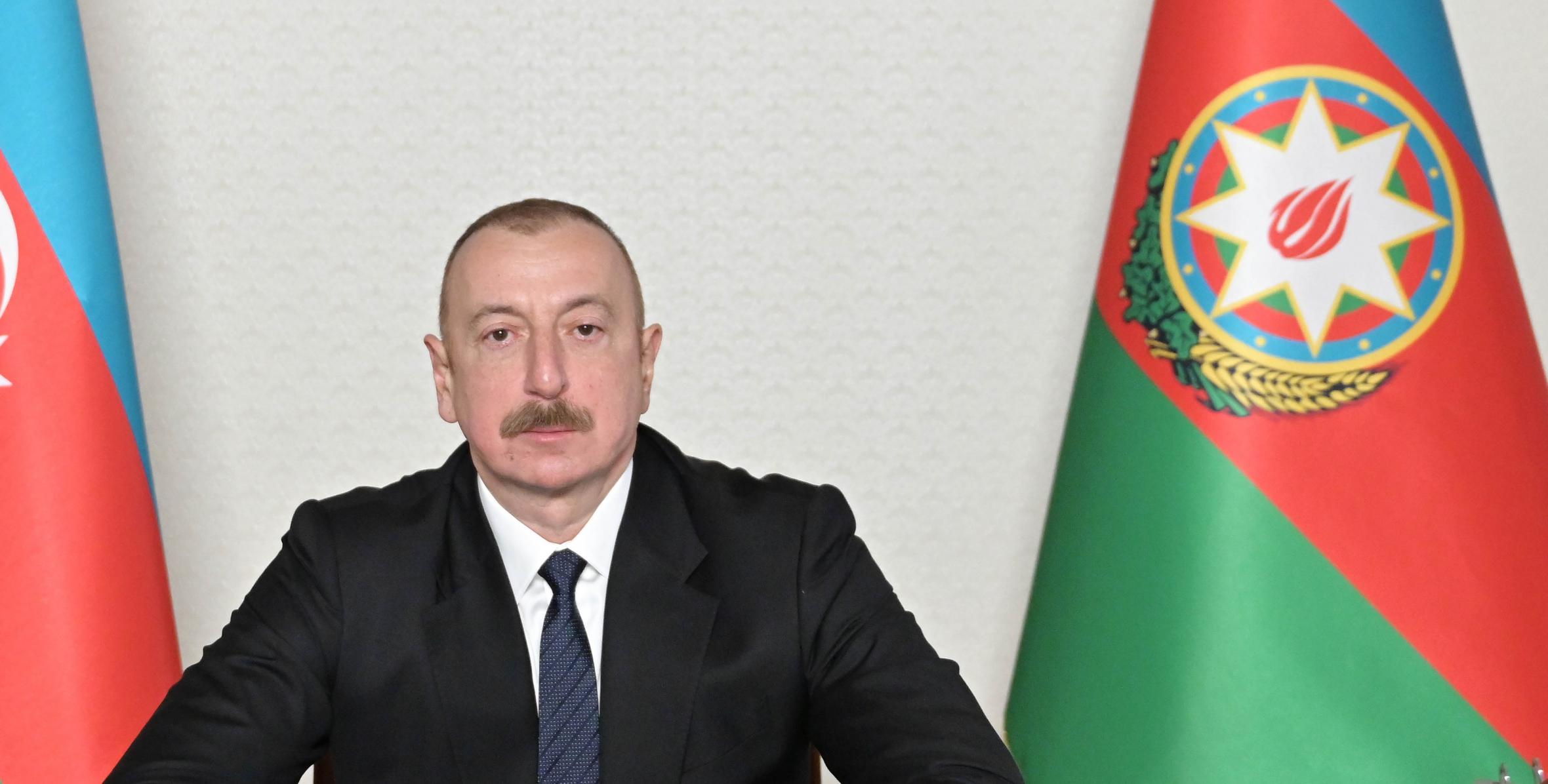 Вступительная речь Ильхама Алиева на совещание в видеоформате, посвященное итогам 2020 года