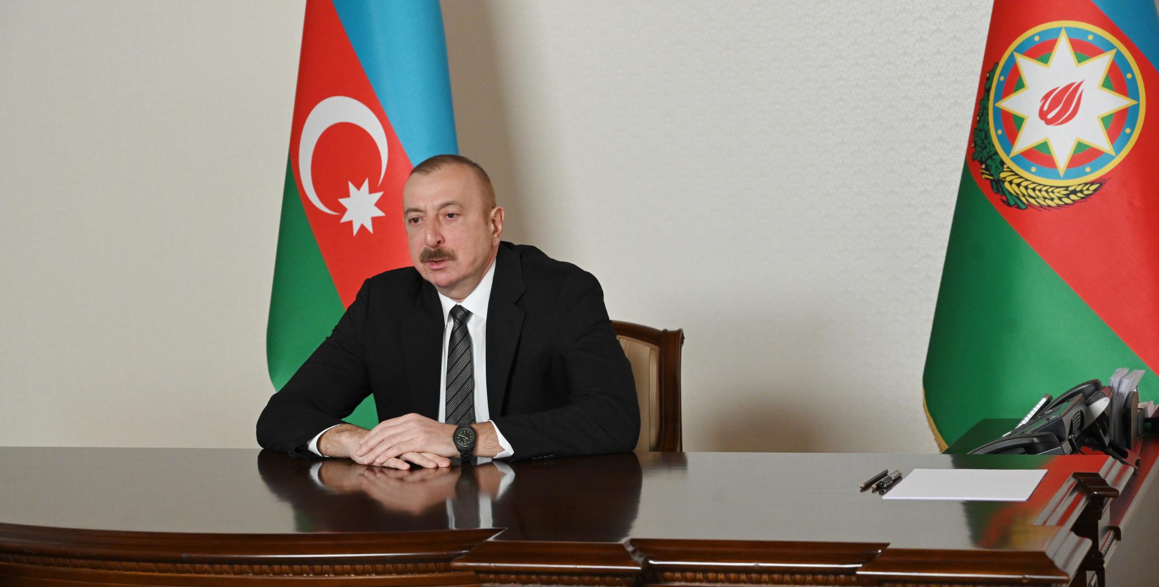 Ilham Aliyev received in a video format Secretary General of Cooperation Council of Turkic-Speaking States