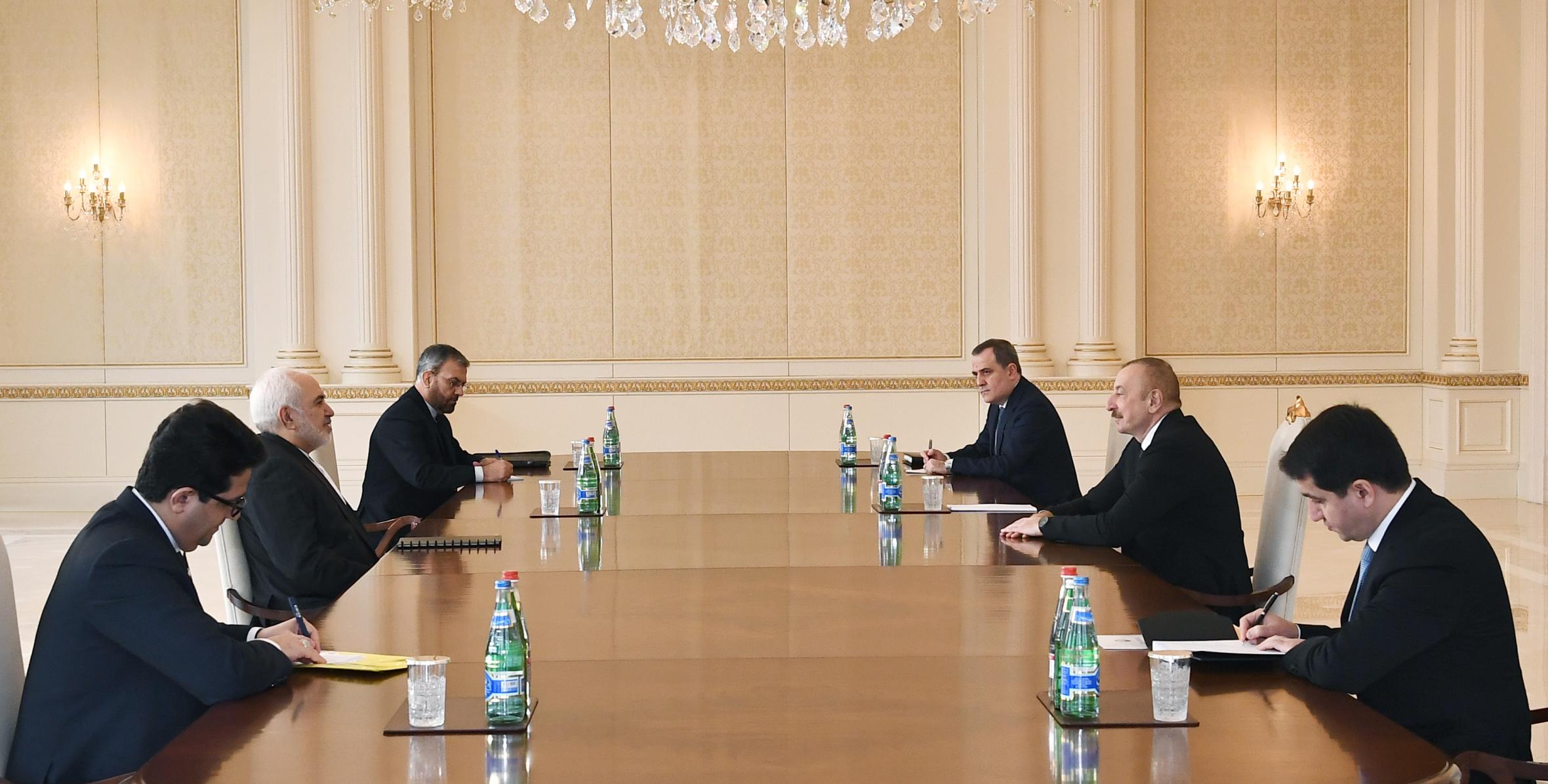 Ilham Aliyev received Iranian Foreign Minister