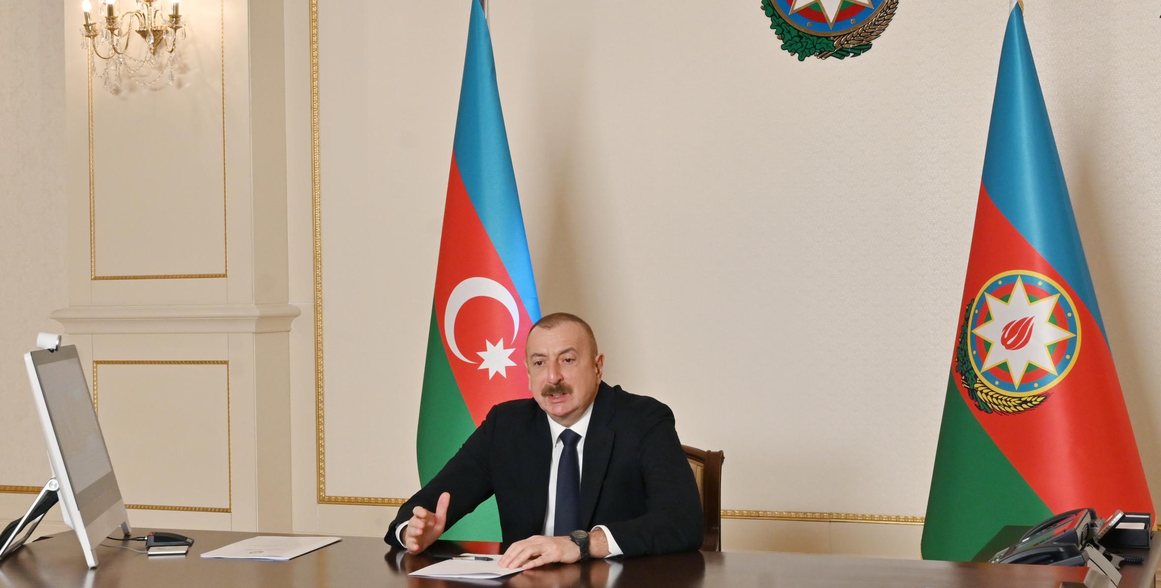 Ilham Aliyev received in a video format president of US-based Foundation for Ethnic Understanding Marc Schneier