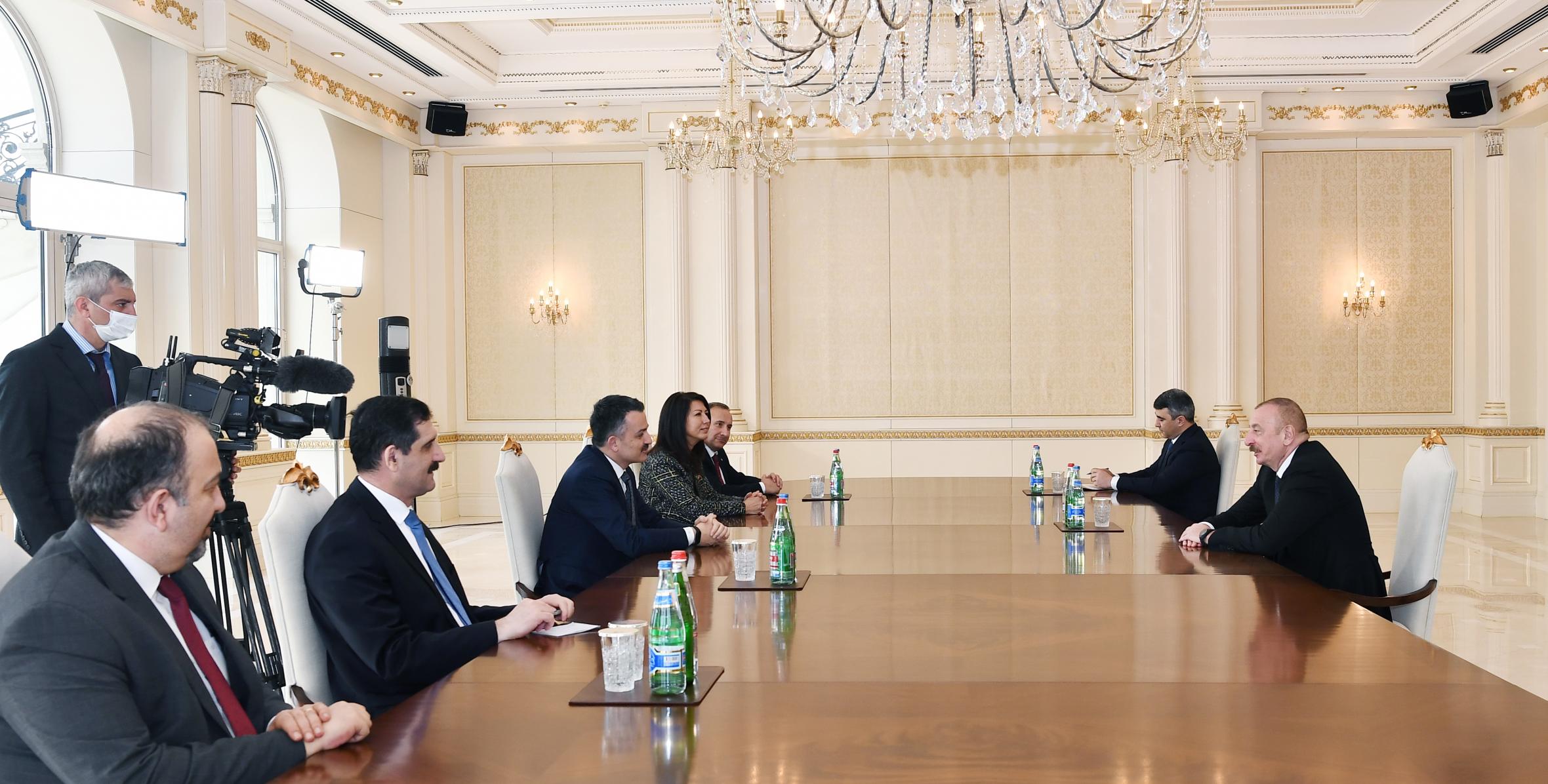 Ilham Aliyev received delegation led by Turkish minister of agriculture and forestry