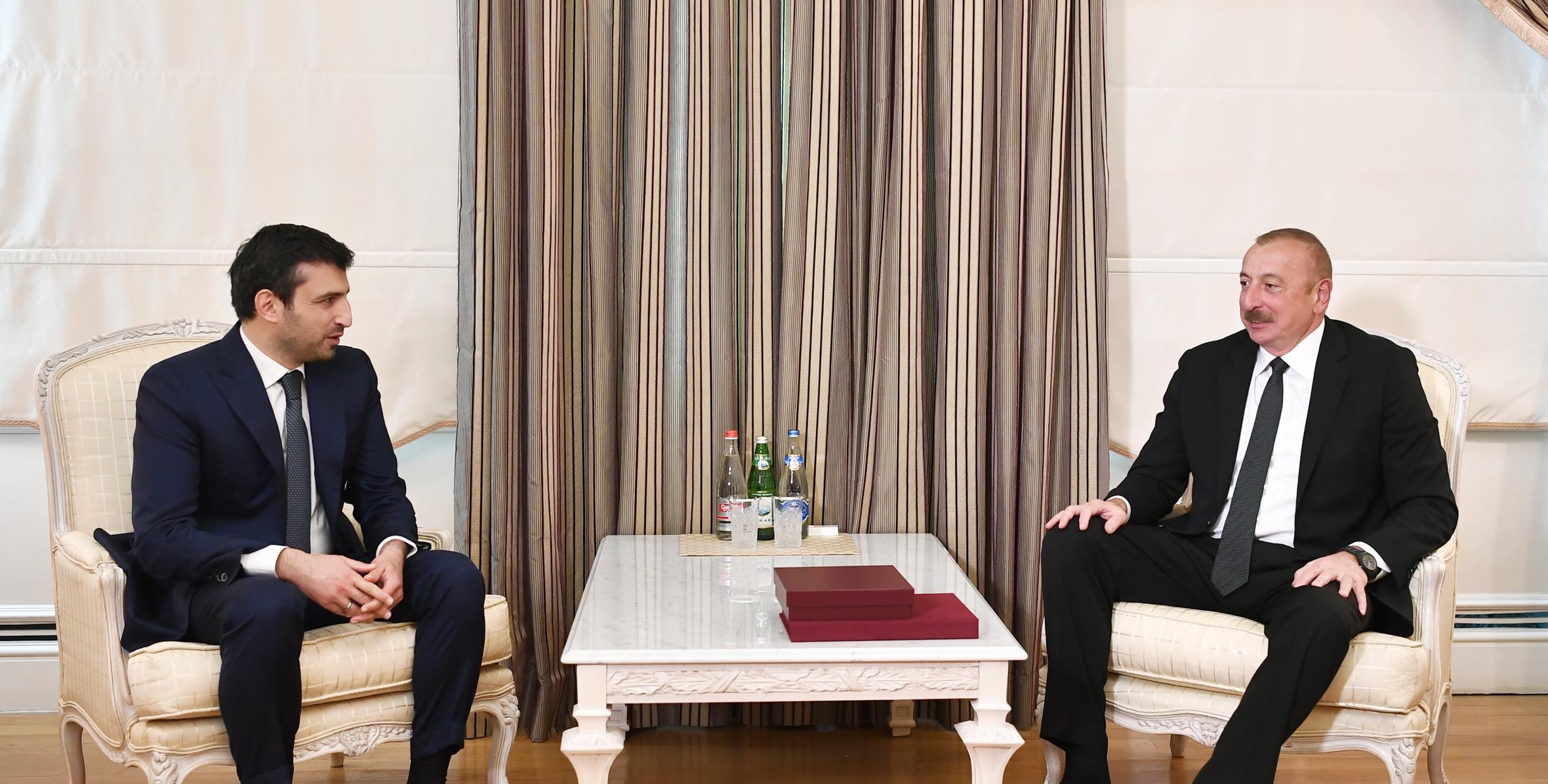 Ilham Aliyev received Chief Technology Officer of Baykar Company and Chairman of Board of ASELSAN
