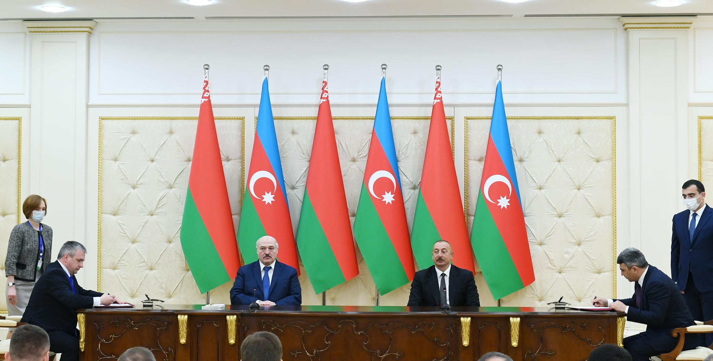 Подписаны азербайджано-белорусские документы